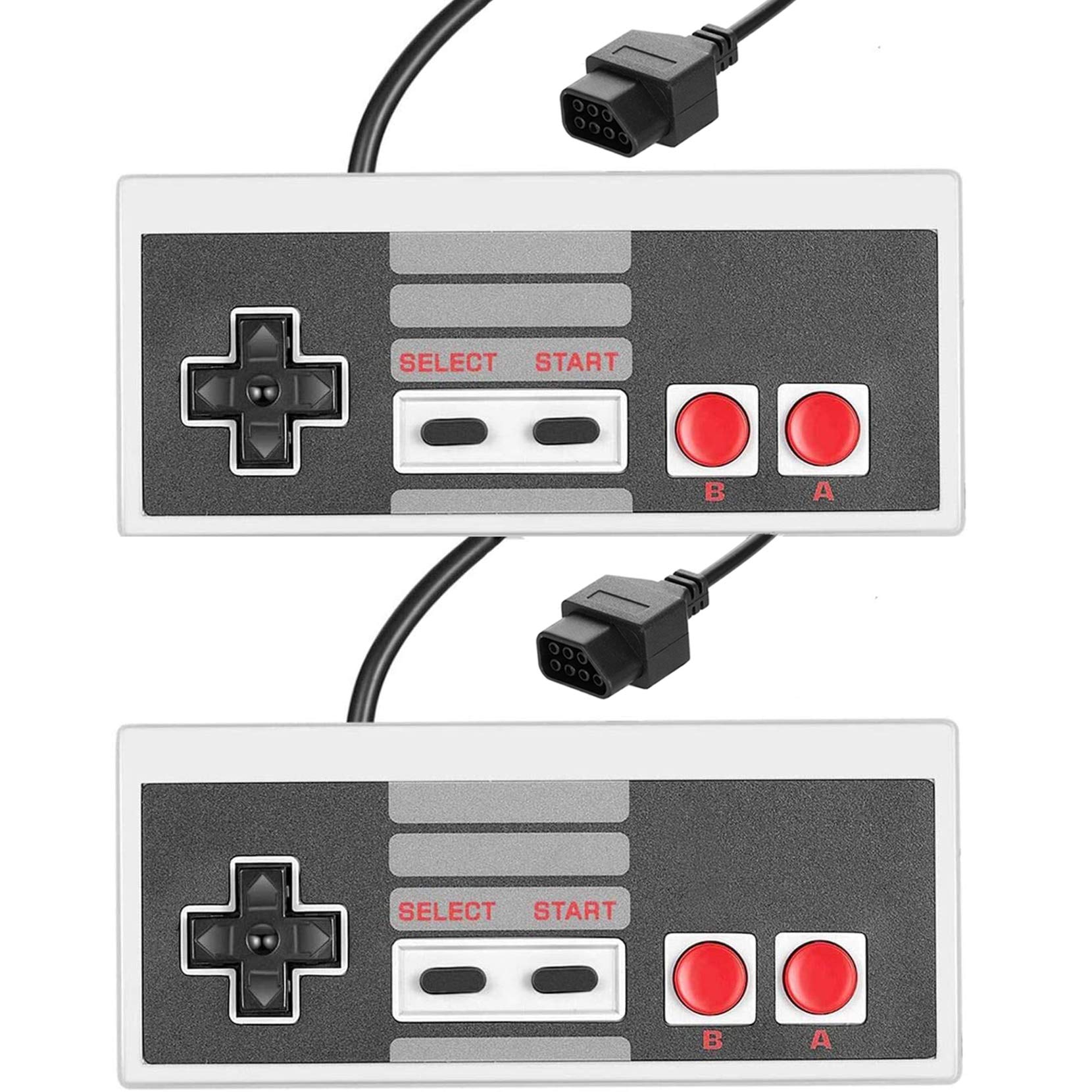 Original Nintendo NES Controller - 2 Pack Classic Gamepad for NES Console - Perfect for Retro Gaming & Collectors