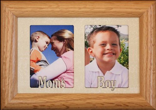 Double Wallet Photo Frame - Holds Two 2x3 Portrait Pictures | Perfect for Family Photos, Couple Pictures & Memory Keepsakes | Ideal for Home Decor, Office Desk & Gift Giving