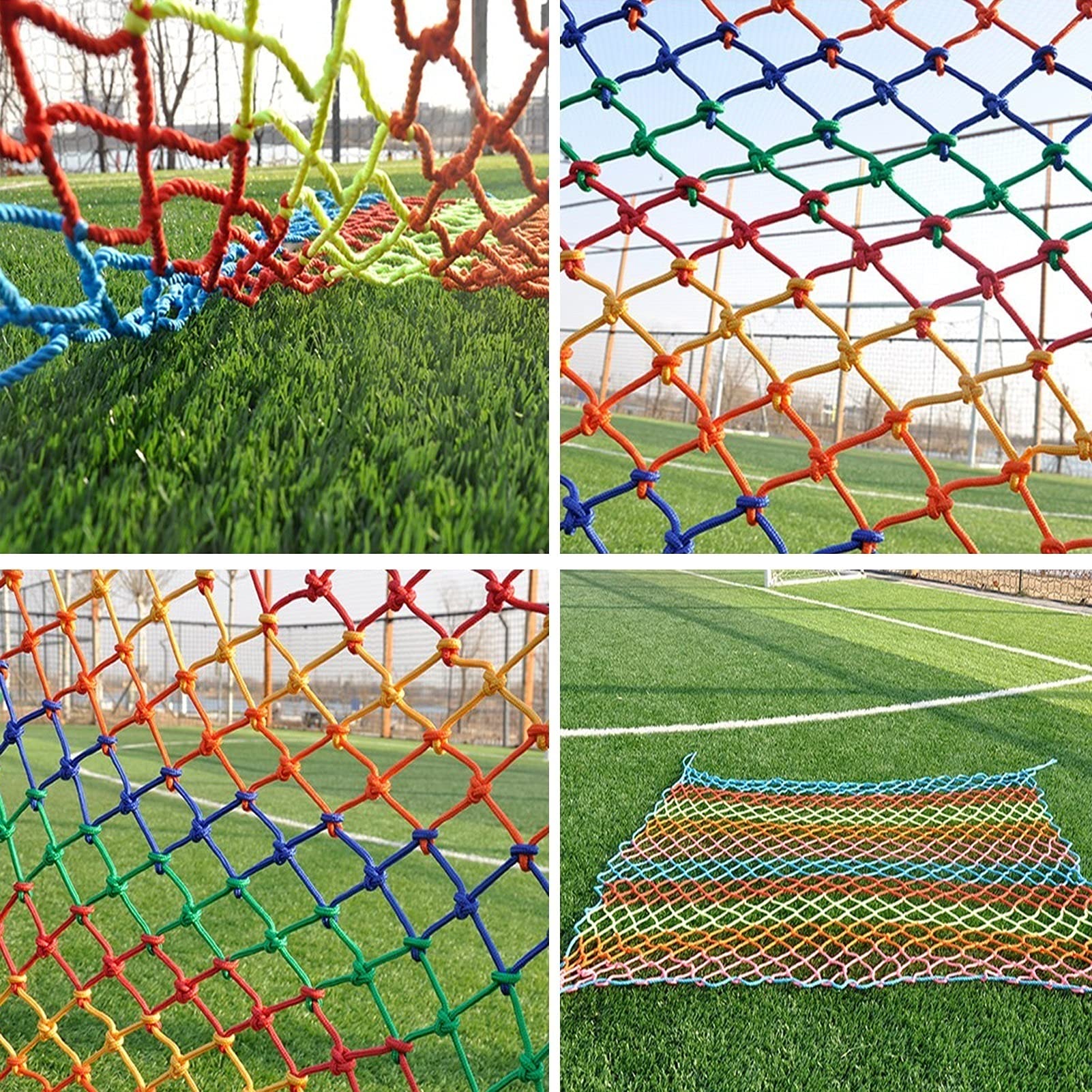 Nylon Rope Safety Net for Stairs, Balcony, and Playground - 8mm Rope, 1x10m (3x33ft) - Childproof Anti-Falling Mesh for Home, Kindergarten & Outdoor Decor - Perfect for Baby Gates, Treehouse Safety, and Pet Protection