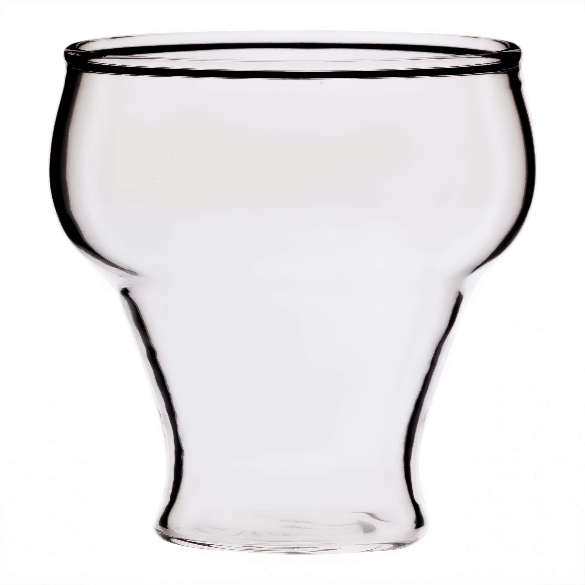 TAMAKI 280ml Heat Resistant Glass Tumbler - Transparent Insulated Cup for Hot/Cold Beverages - Perfect for Coffee, Tea, Smoothies & Office Use