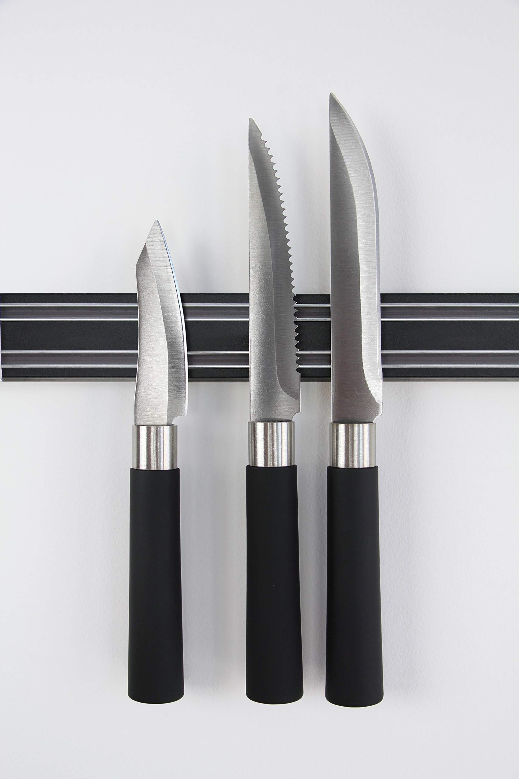 8 Inch Stainless Steel Bread Knife with Soft Grip Handle - Serrated Blade for Slicing Bread, Cakes & Baked Goods | Perfect for Home Kitchens, Bakeries & Professional Chefs | Hand Wash Recommended