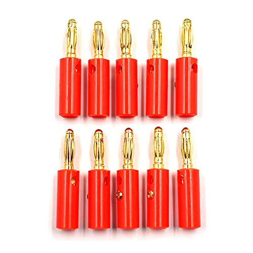 10pcs Red Golden