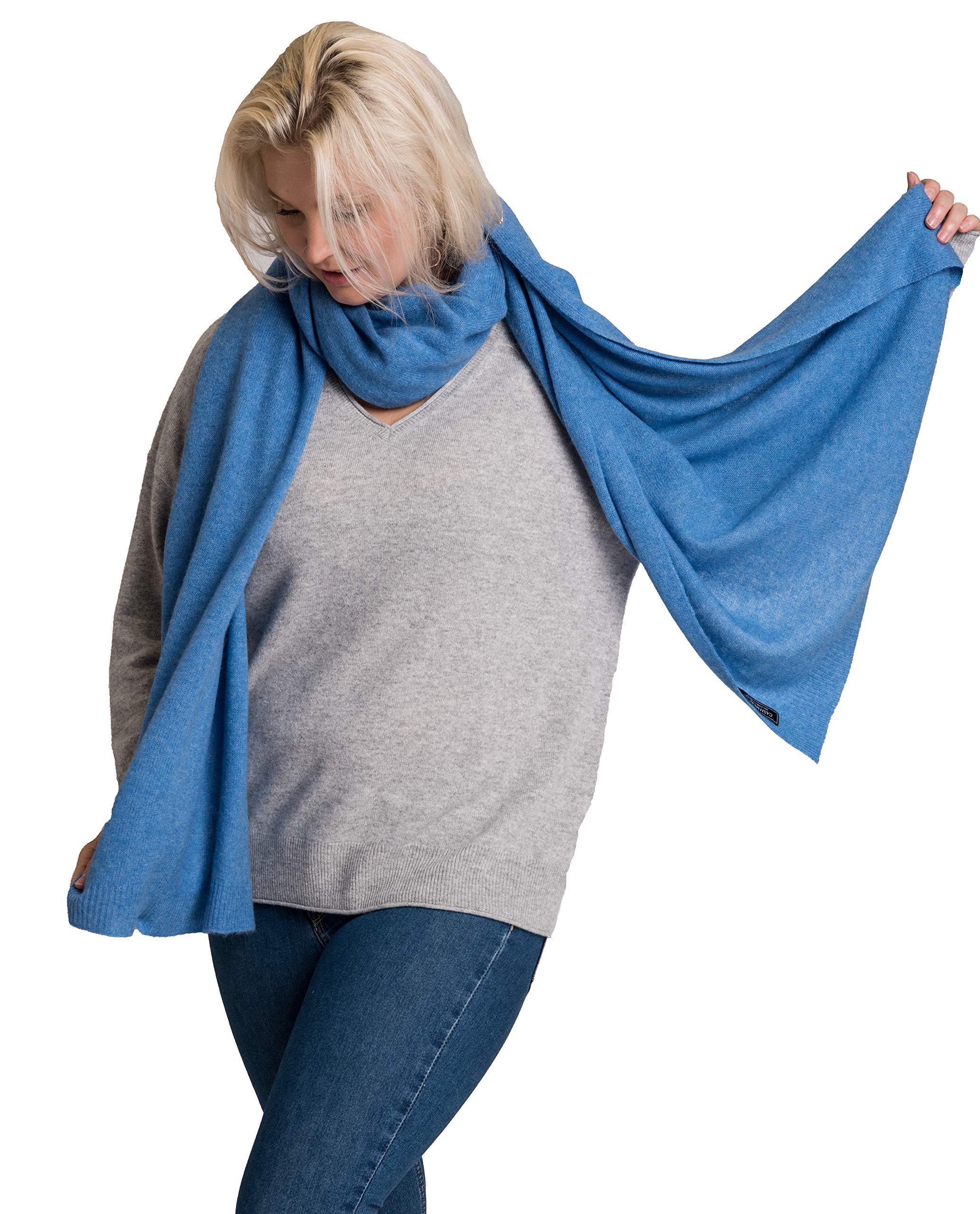 100% Pure Cashmere Wrap Shawl for Women - Extra Large Soft Warm Stole Scarf - Luxury Winter Accessory for Office, Travel & Special Occasions