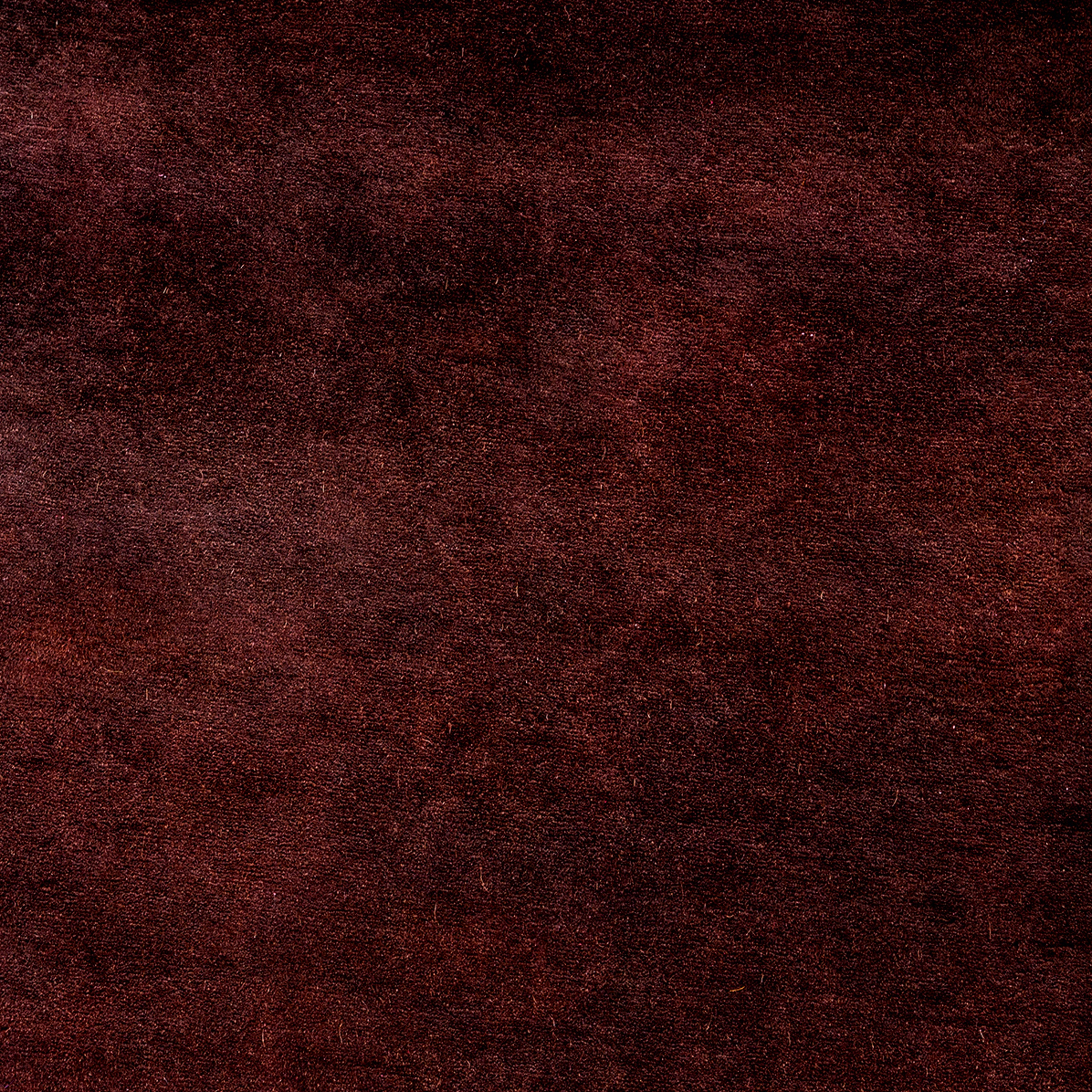 Premium Brown Overdyed Wool Runner Rug 2'6