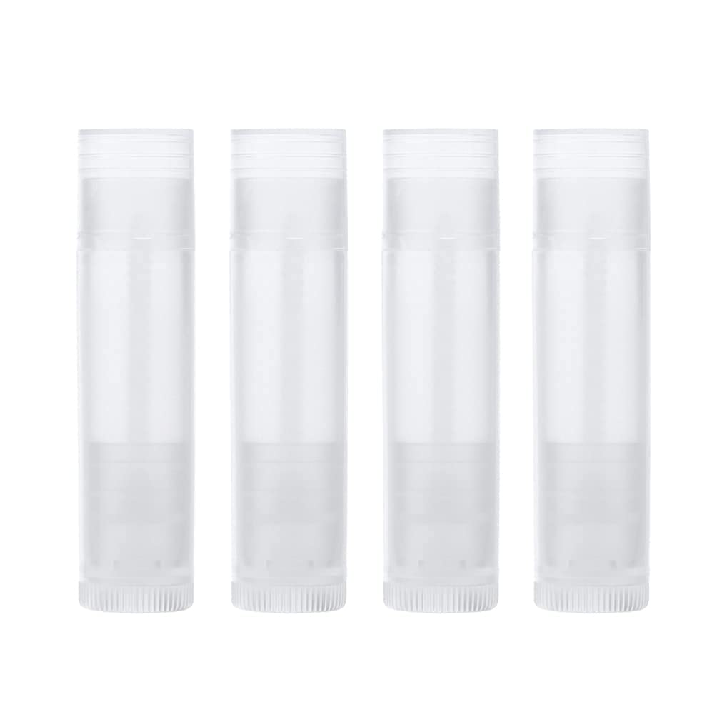 5 Grams Clear Cosmetic Jars for Chapstick, Lip Balm, Essential Oils & Makeup - 4 Pack Small Empty Containers with Lids - Perfect for DIY Beauty Products, Travel Size Storage & Organizing Skincare Essentials