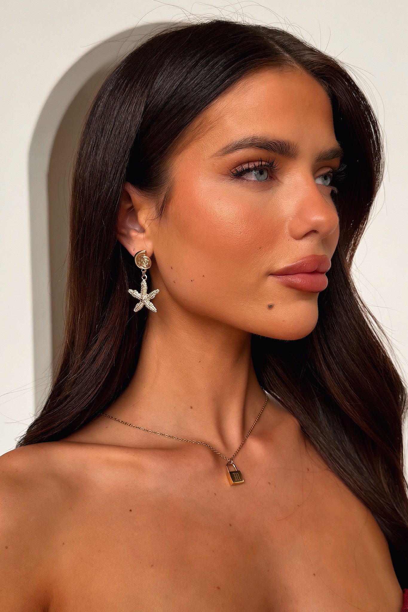 Bayla Gold Earrings for Women - Elegant Dangle Hoop Earrings for Party, Wedding & Everyday Wear