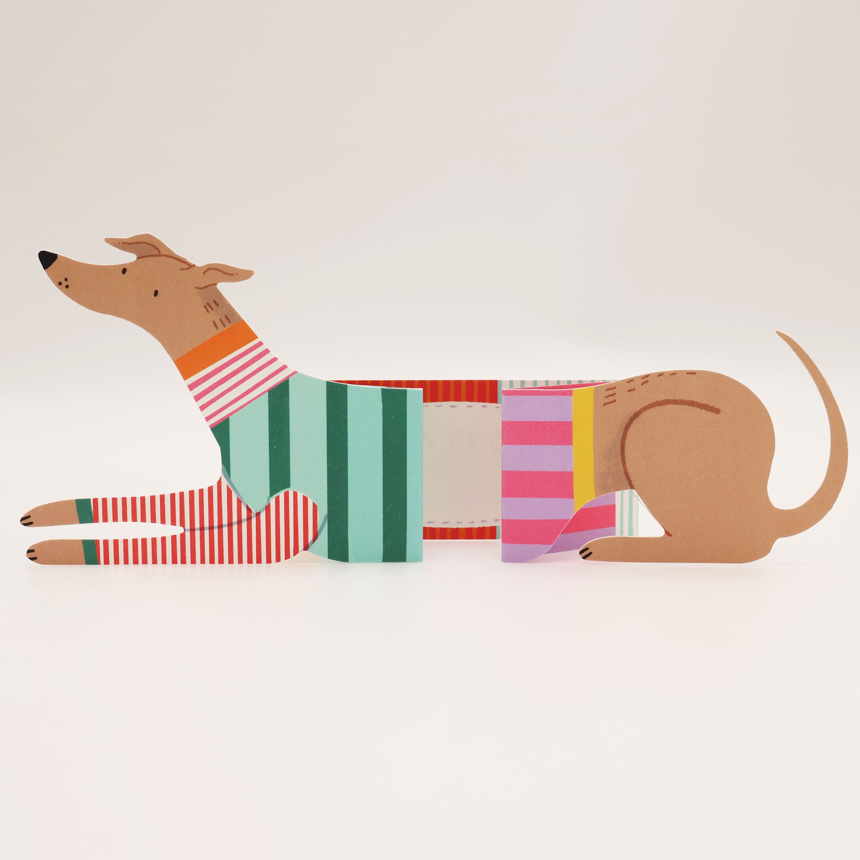 Bryony Moss Long Doggo Frankie Card - Funny Dog Lover Greeting Card for Birthdays, Thank You, or Just Because - Perfect for Pet Owners & Animal Enthusiasts