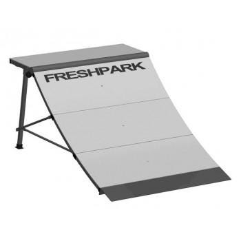 Fresh Park Quarter Pipe Skateboard Ramp for Beginners & Pros - Perfect for Skate Parks, Backyard Tricks & Street Skating