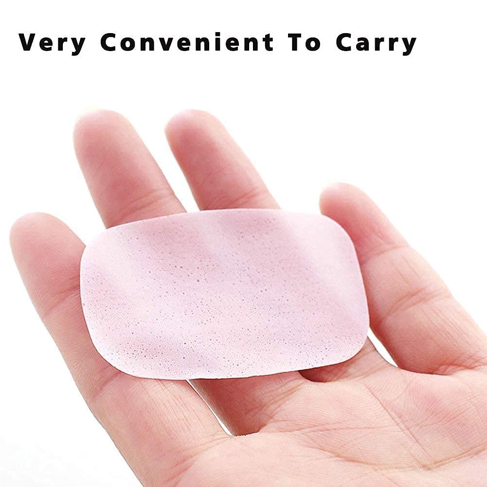 MAPPERZ Travel Paper Soap Strips - Portable Disposable Foaming Hand Washing Sheets for Camping, Hiking & Outdoor Activities - Compact & Easy to Carry - Multi-Color Pack of 4 Boxes
