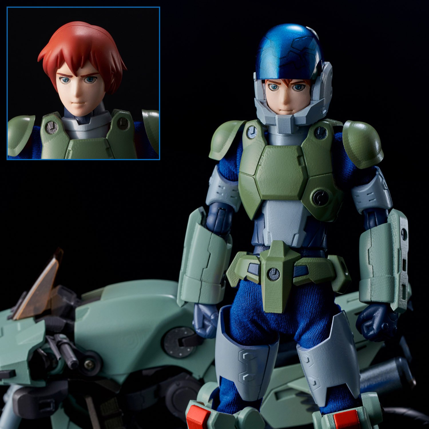 Riobot 1/12 Scale MOSPEADA Genesis Climber Action Figure - VR-052T Ray & Matching World Collectible Model for Anime Fans | Perfect for Display, Collection, and Anime-Themed Decor