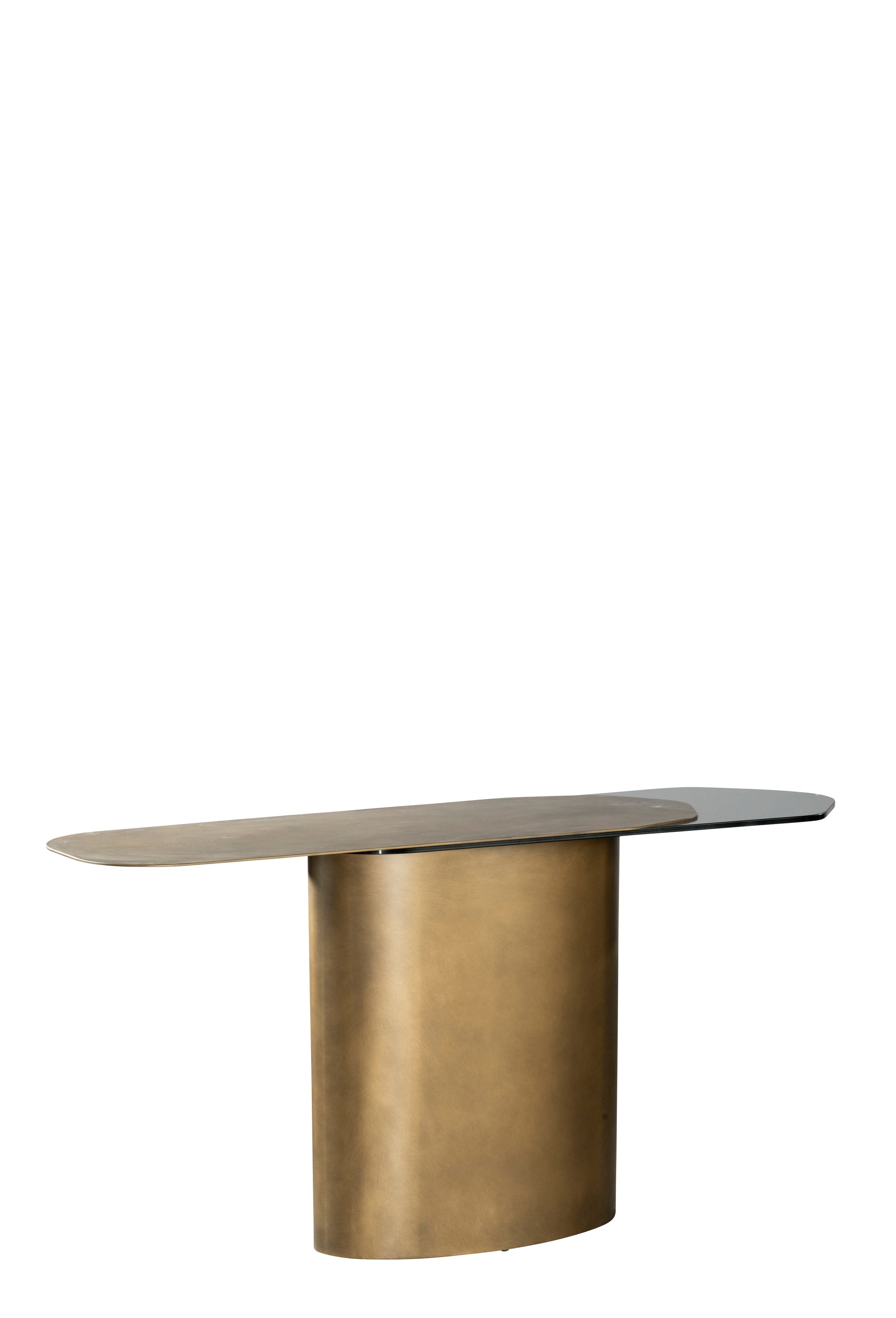 Modern Irregular Kaylee Console Table - Mid Century Entryway Sofa Table for Hallway, Living Room & Bedroom Decor