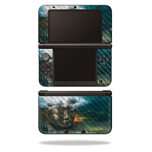 Premium Carbon Fiber Skin for Nintendo 3DS XL (2012-2014 Model) - Insight Buddha Design | Protective & Durable Textured Finish | Easy to Apply & Remove | Made in USA | Perfect for Gaming Protection & Style Customization