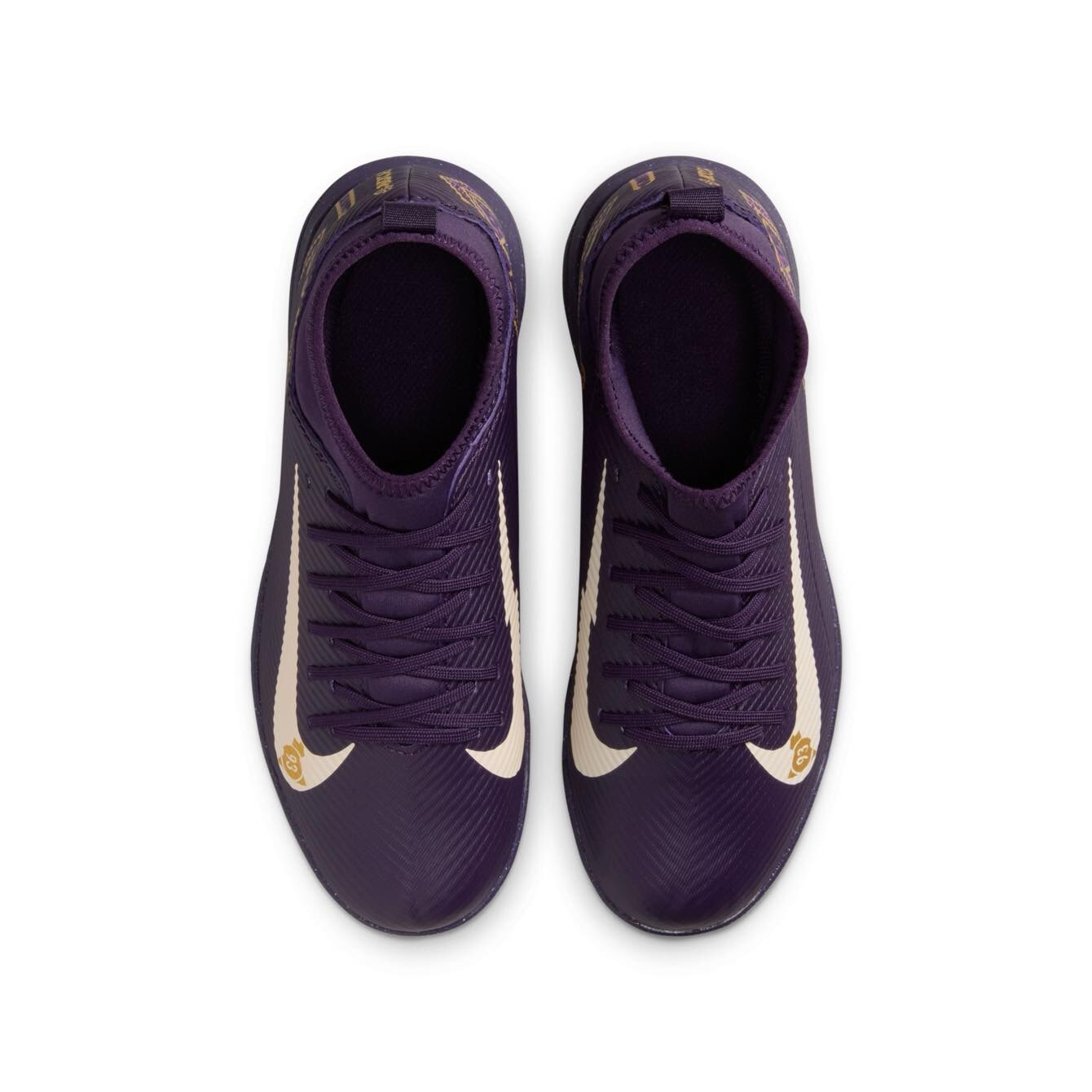 Nike Jr. Mercurial Superfly 10 Club Kylian Mbappé TF Soccer Cleats for Kids - Lightweight Football Shoes with Synthetic Leather for Indoor & Outdoor Training, Matches and Street Soccer