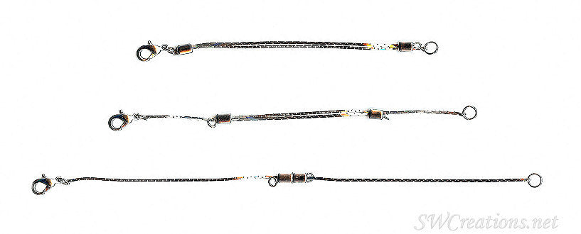 Silver Jewelry Necklace Extender - Adjustable Chain for Layering & Custom Length | Perfect for Pendants, Charms & Personalized Necklaces