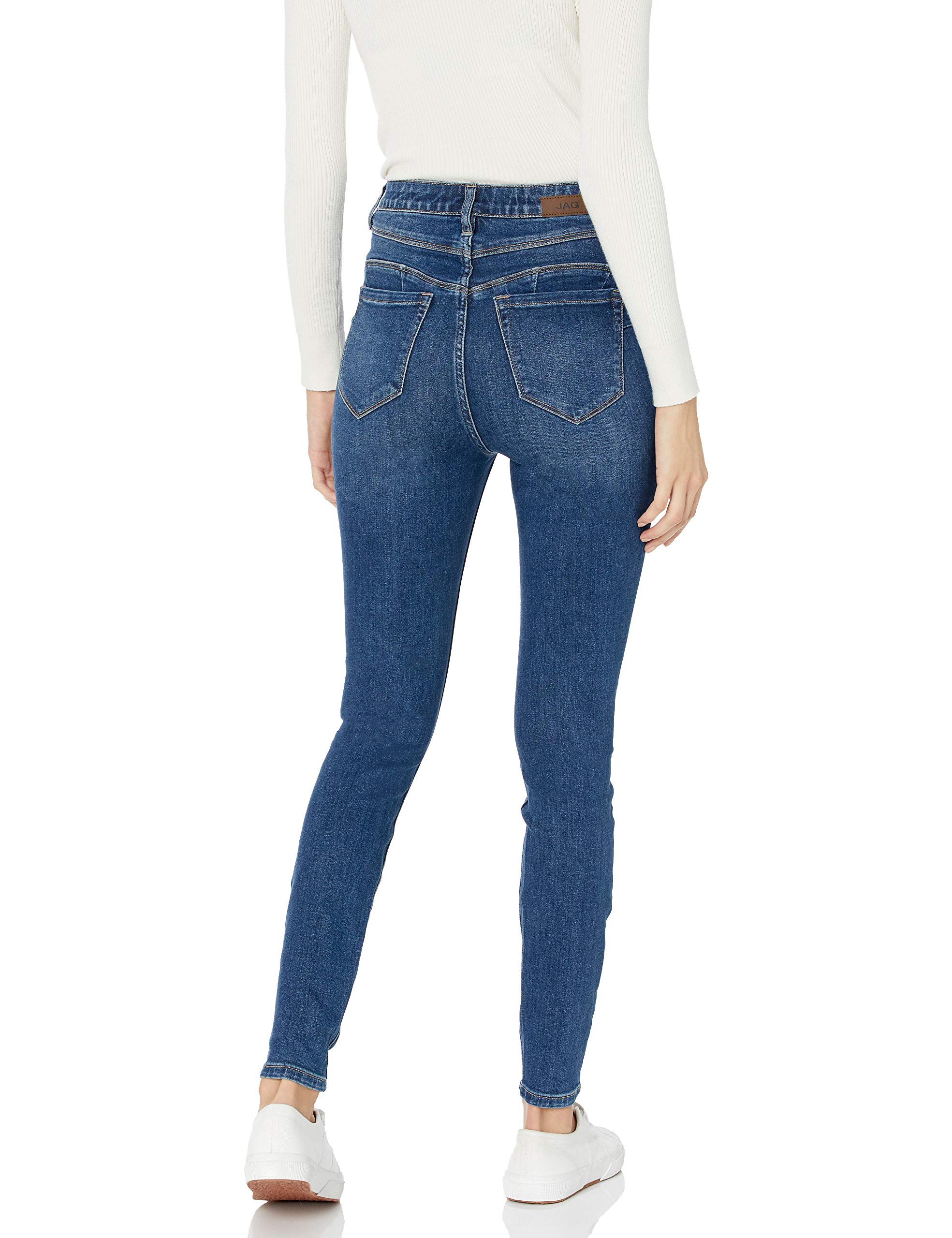 JAG Women's Cecilia Mid Rise Skinny Jeans - Stretch Denim Pants for Everyday Wear, Comfortable Slim Fit Jeans for Women | Perfect for Work, Casual Outings & Date Nights