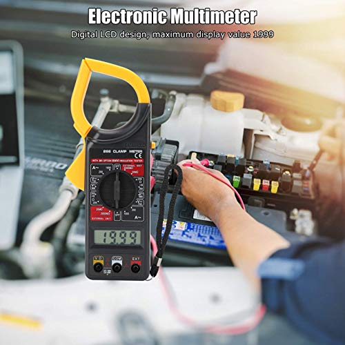 ViaGasaFamido 266 Digital Clamp Meter - True RMS Multimeter for AC/DC Voltage, Current, Resistance Measurement - Perfect for Electricians, HVAC Technicians & DIY Home Electrical Projects