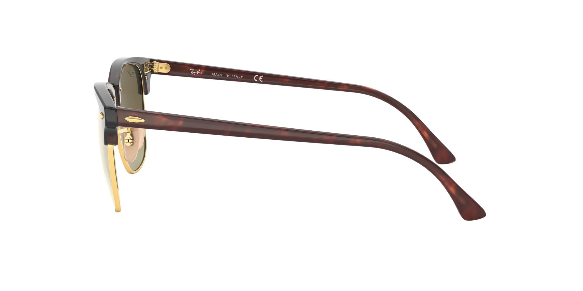 Ray-Ban RB3016 Clubmaster Square Sunglasses – Classic Retro Style, UV Protection, Lightweight Frame – Perfect for Driving, Travel & Outdoor Activities