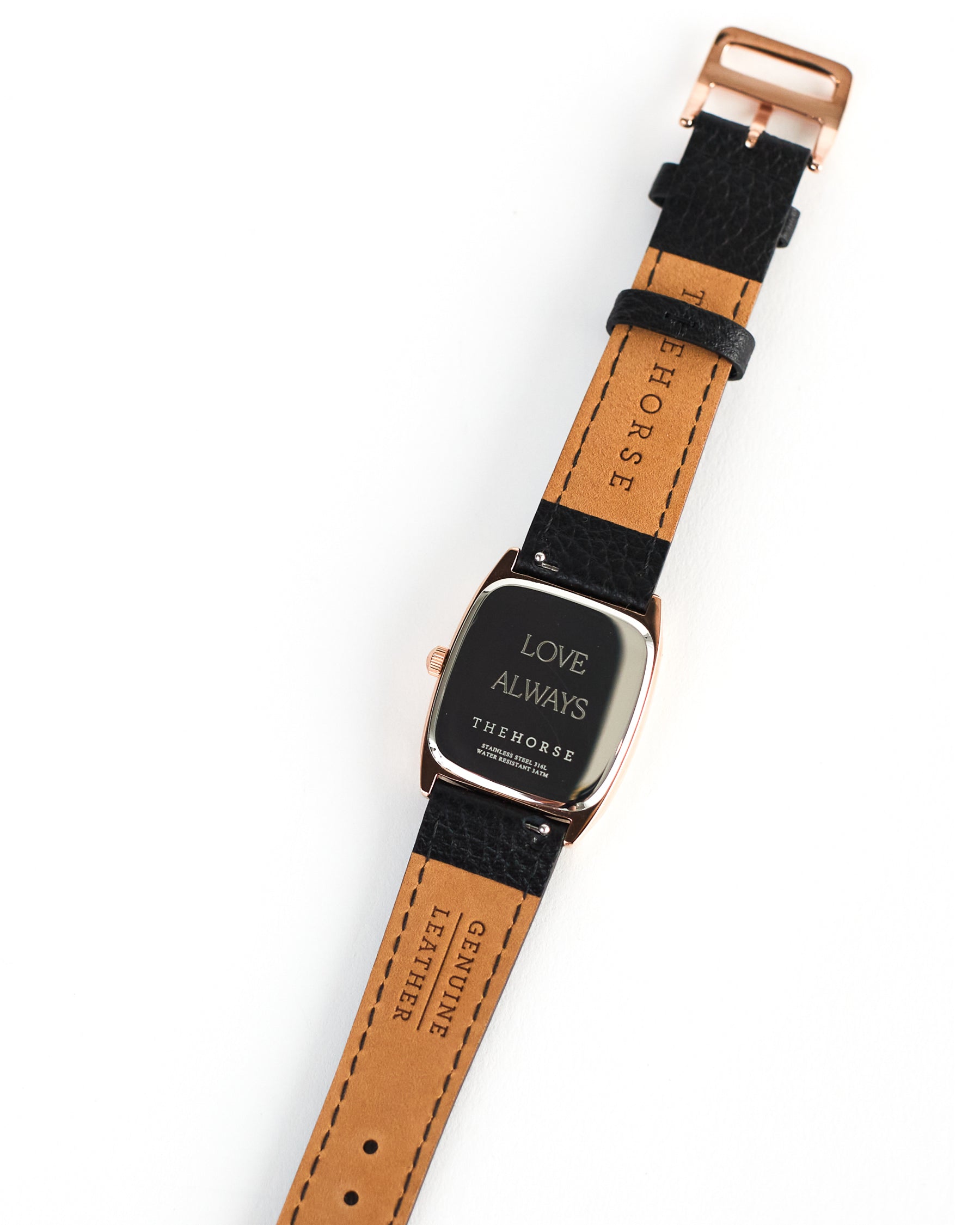 Elegant Rose Gold Dress Watch with White Dial & Black Leather Strap - Perfect for Formal Events, Weddings, and Business Occasions