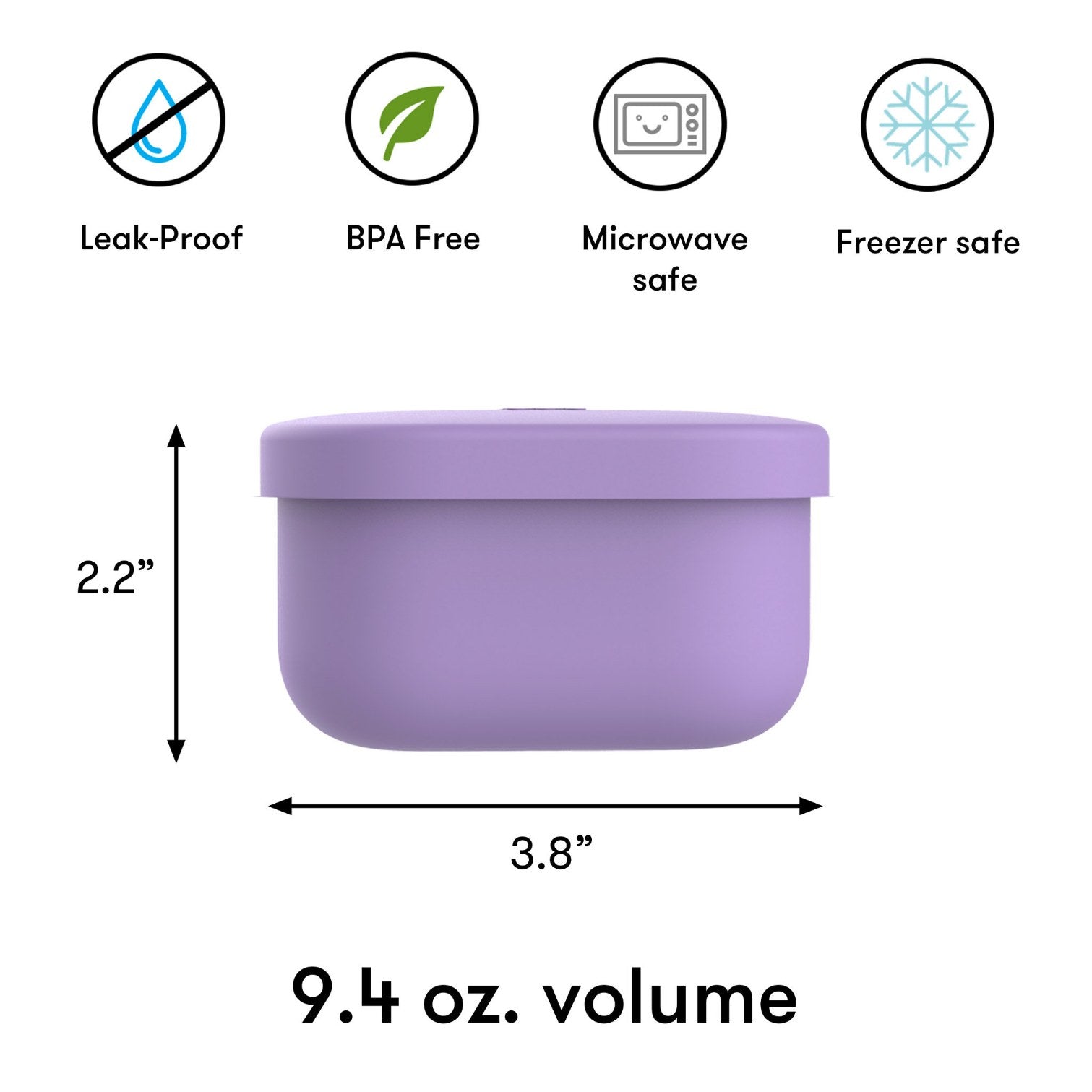 OmieLife OmieSnack - Insulated Kids Lunch Box with Compartments | BPA-Free Leak Proof Food Container for School, Picnic & Travel | Keeps Meals Fresh & Organized