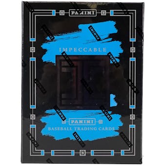 2024 Panini Impeccable Baseball Hobby Box - Premium Trading Cards Collection for MLB Fans & Collectors - Perfect for Investment, Gifts, and Fantasy Sports Enthusiasts