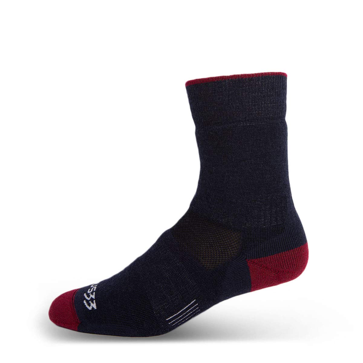 Premium USA Made Merino Wool Hiking Socks for Men & Women - Breathable & Moisture-Wicking Crew Socks - Ideal for Outdoor Adventures, Camping & Mountain Climbing
