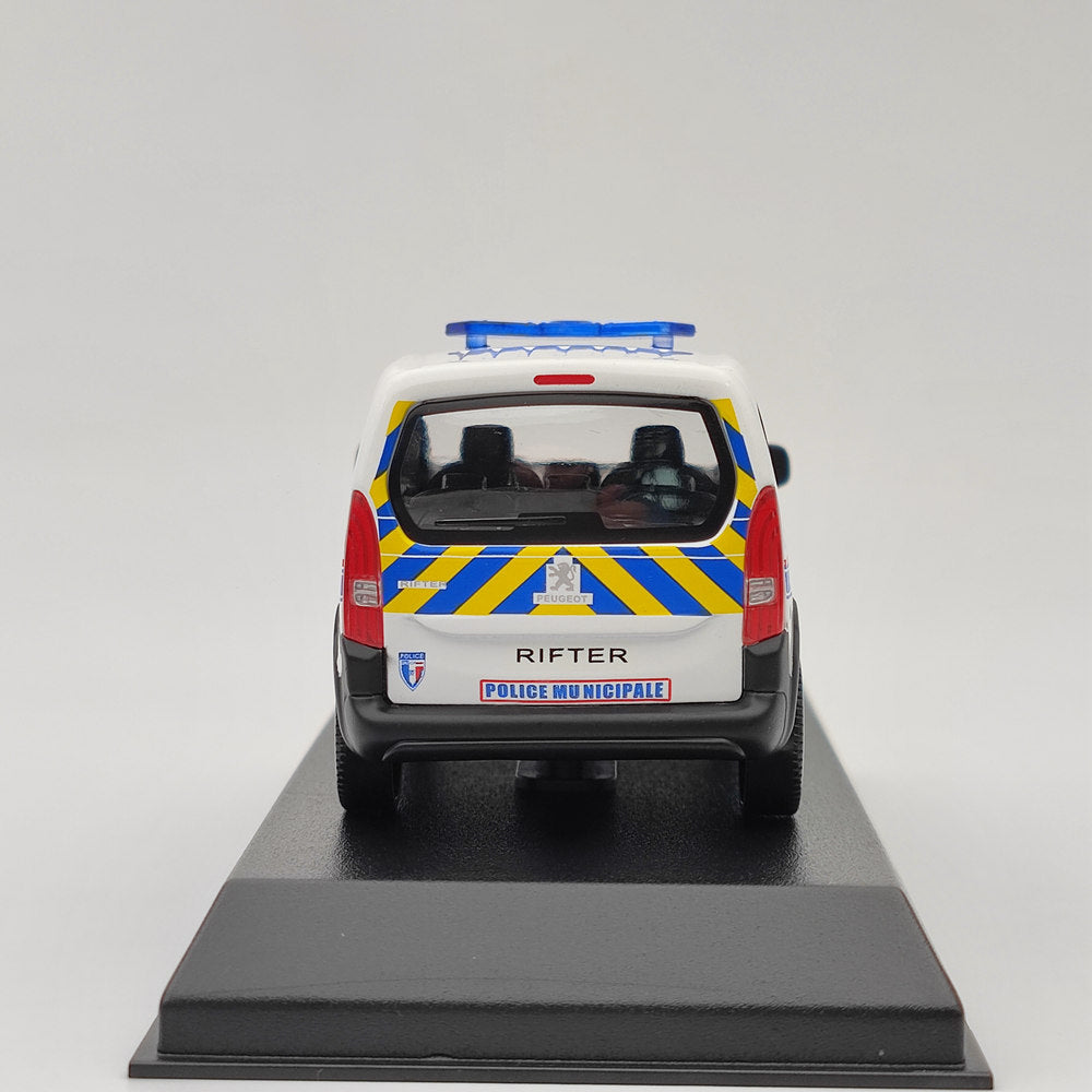 1/43 Scale Norev Peugeot Rifter Van Diecast Model Police Car - Collectible Toy Vehicle for Adults & Kids - Perfect for Christmas Gifts, Display Collections, and Police Car Enthusiasts