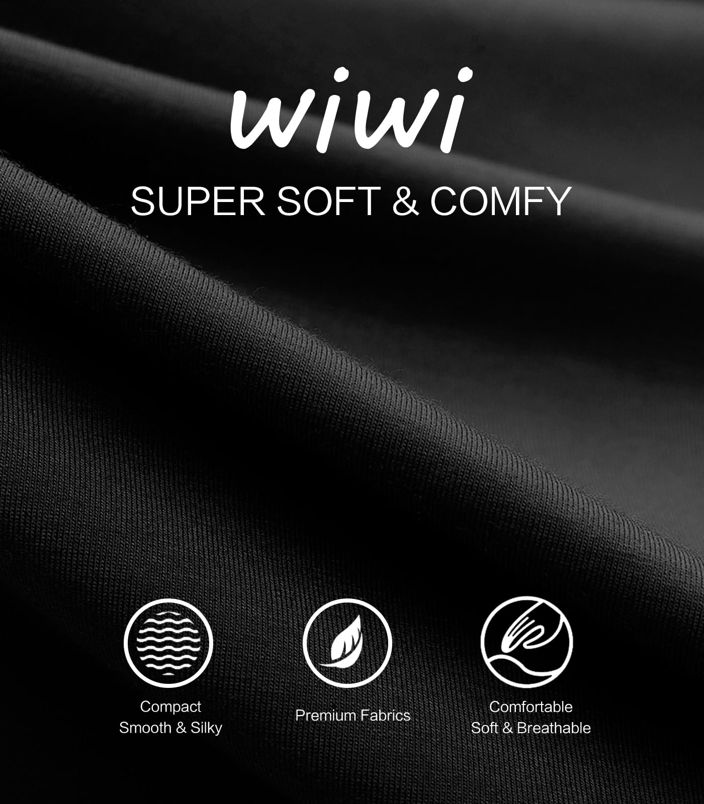 WiWi Soft Women's Bamboo Viscose Nightgowns - Plus Size Short Sleeve Sleepwear S-4X | Comfortable Pajamas for Relaxing at Home & Summer Nights
