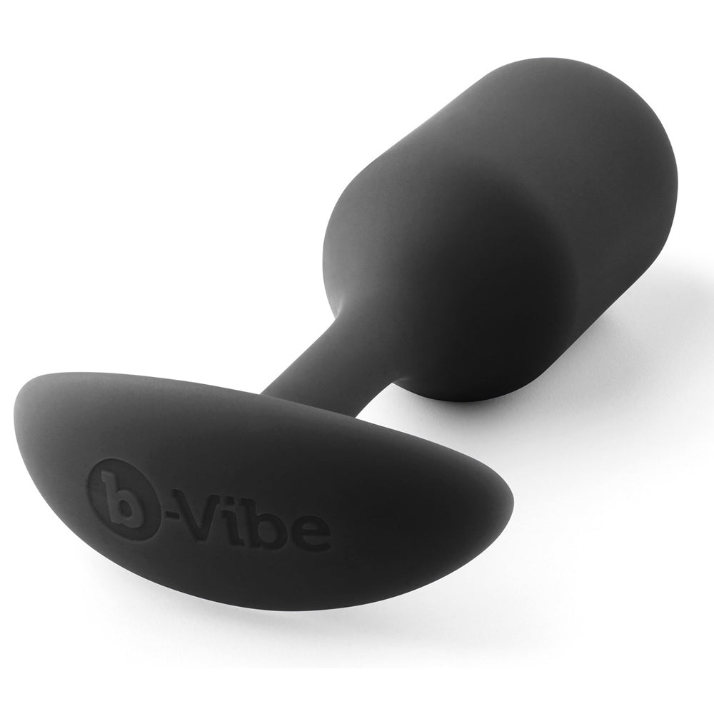 B Vibe Weighted Snug Plug 2 - Premium Silicone Anal Plug for Comfort & Pleasure - Perfect for Beginners & Couples Play - Enhance Intimate Moments & Relaxation