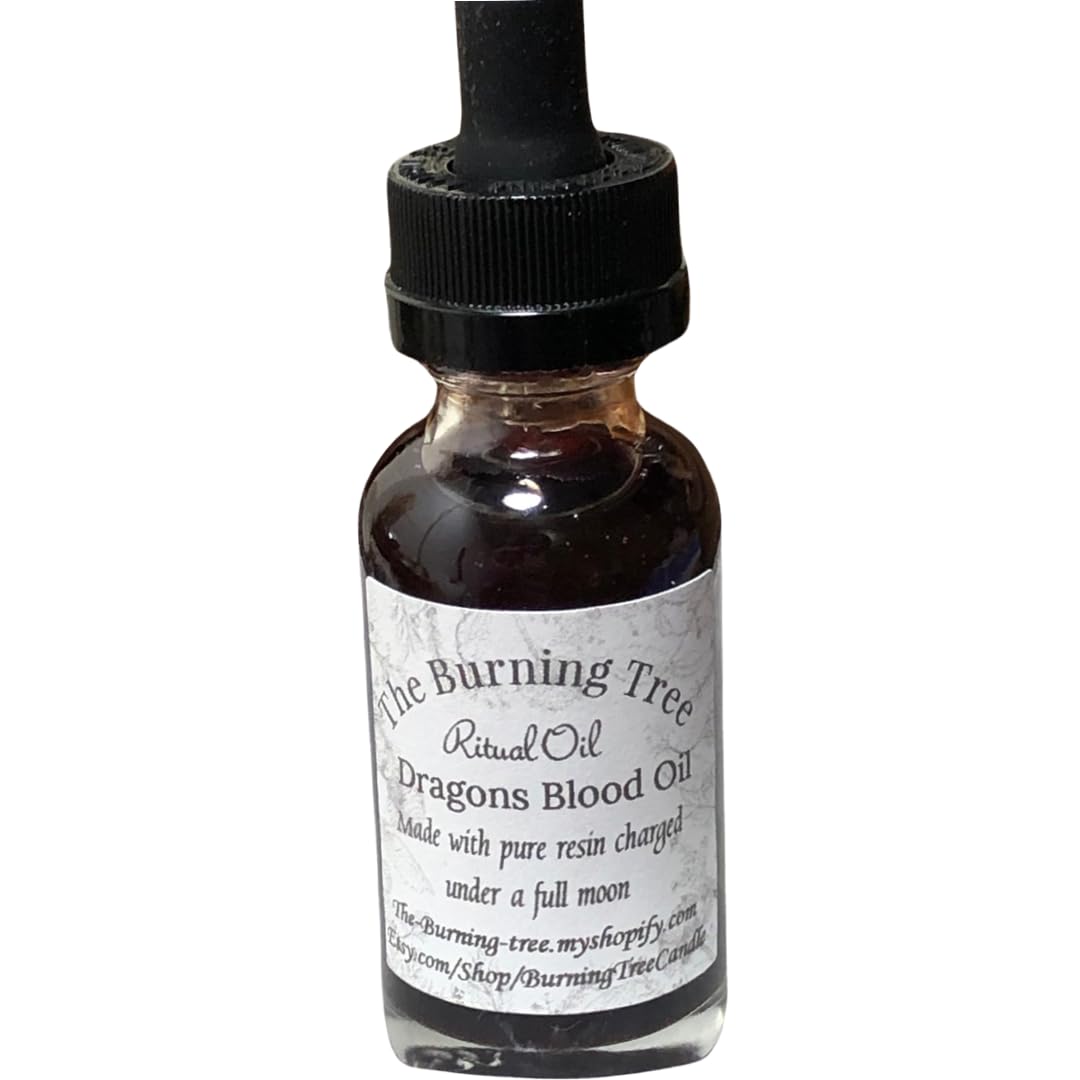 100% Pure Resin Draco Oil & Dragon's Blood Oil - Authentic Ritual Oil for Banishing, Cleansing & Protection | Perfect for Spiritual Ceremonies, Meditation & Energy Clearing