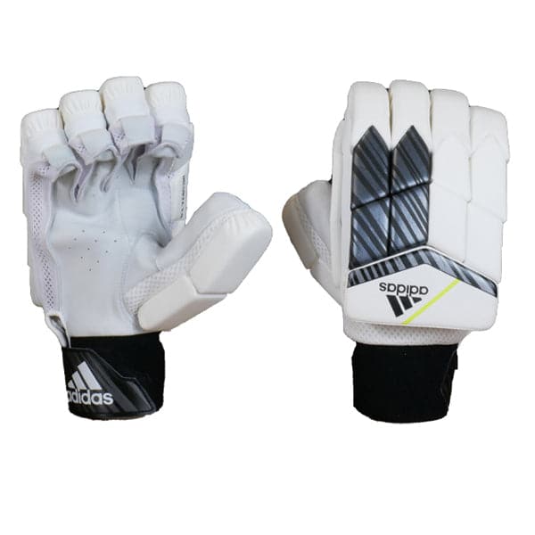 Adidas Incurza 3.0 Acid Yellow Junior Cricket Batting Gloves - Youth Cricket Sports Equipment for Practice & Matches