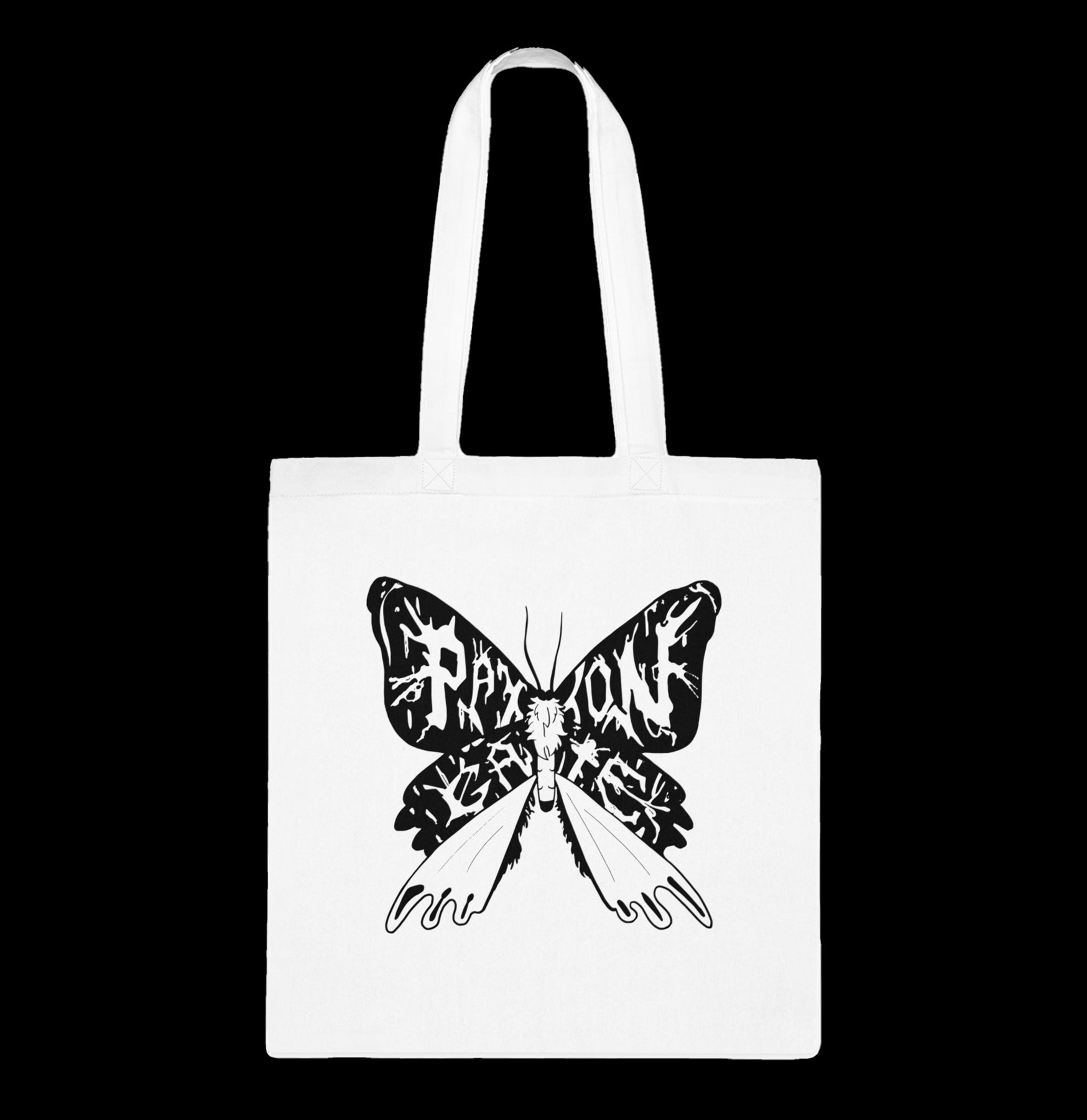 Premium Cotton Moth Tote Bag - Eco-Friendly Reusable Shopping Bag for Women & Men - Perfect for Groceries, Beach, Work & Travel