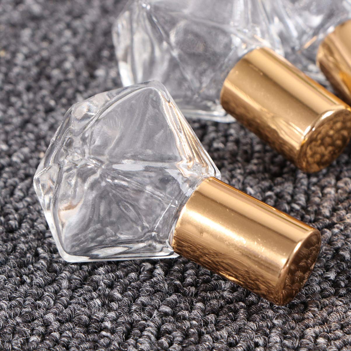 8Pcs Refillable 5ML Glass Roller Bottles for Essential Oils, Perfume & Cosmetics - Includes Funnel & Dropper - Perfect for Aromatherapy, DIY Skincare & Travel Size Liquids