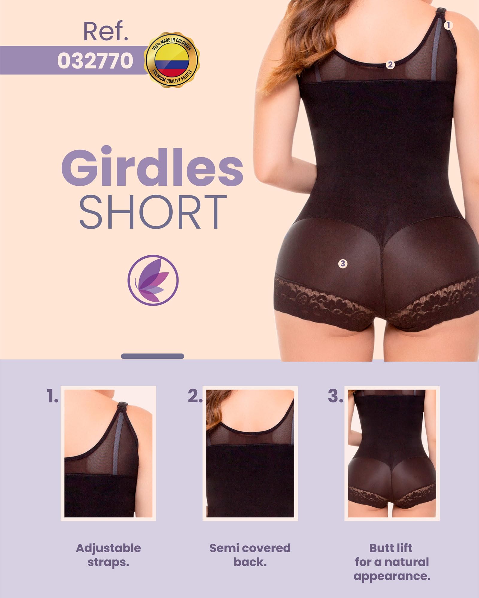 Fajitex High Compression Colombian Shapewear for Women - Tummy Control & Abdomen Slimming Girdle | Postpartum, Waist Training & Everyday Wear