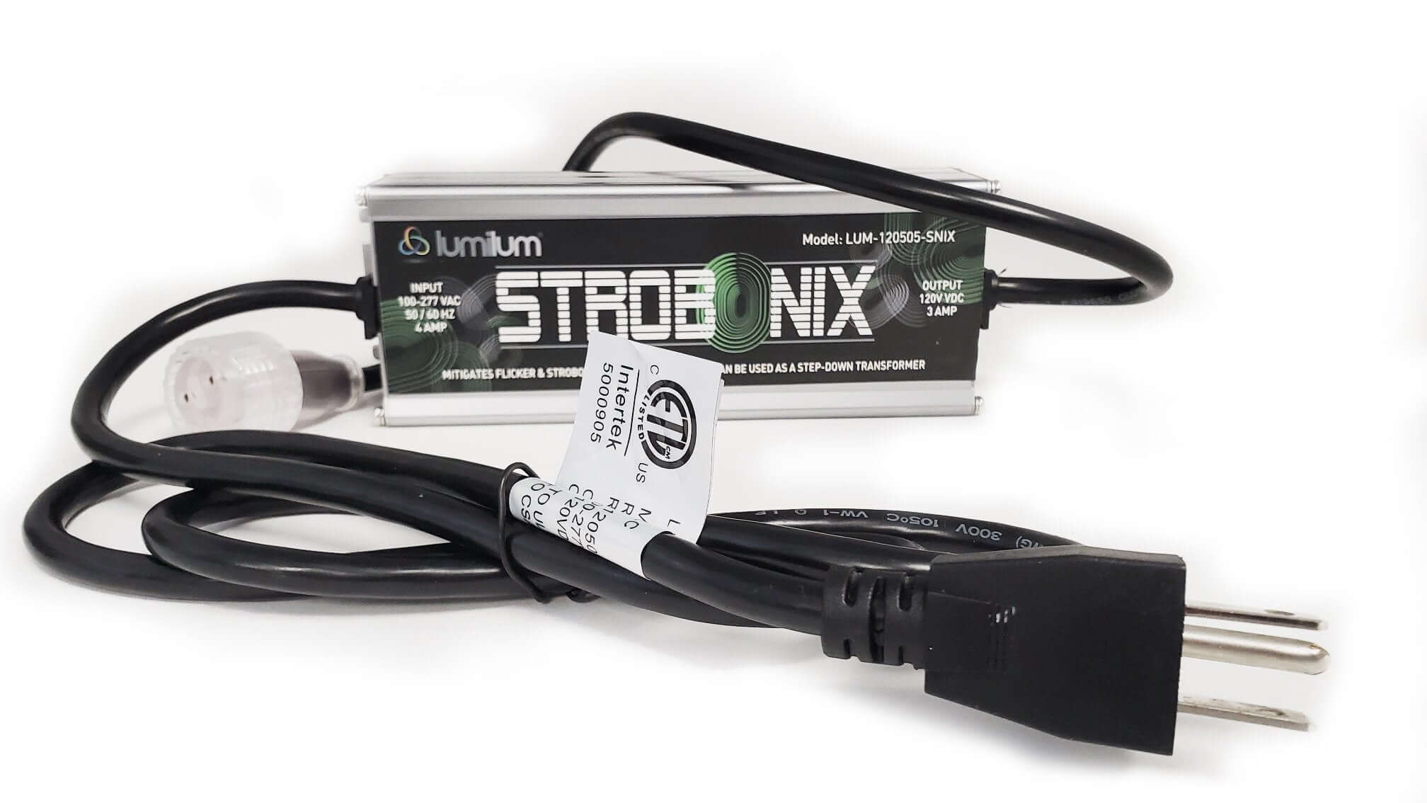 120V LED Strip Lights with Step Down Transformer - Flicker-Free Solution for Home, Office, and Event Lighting Decorations
