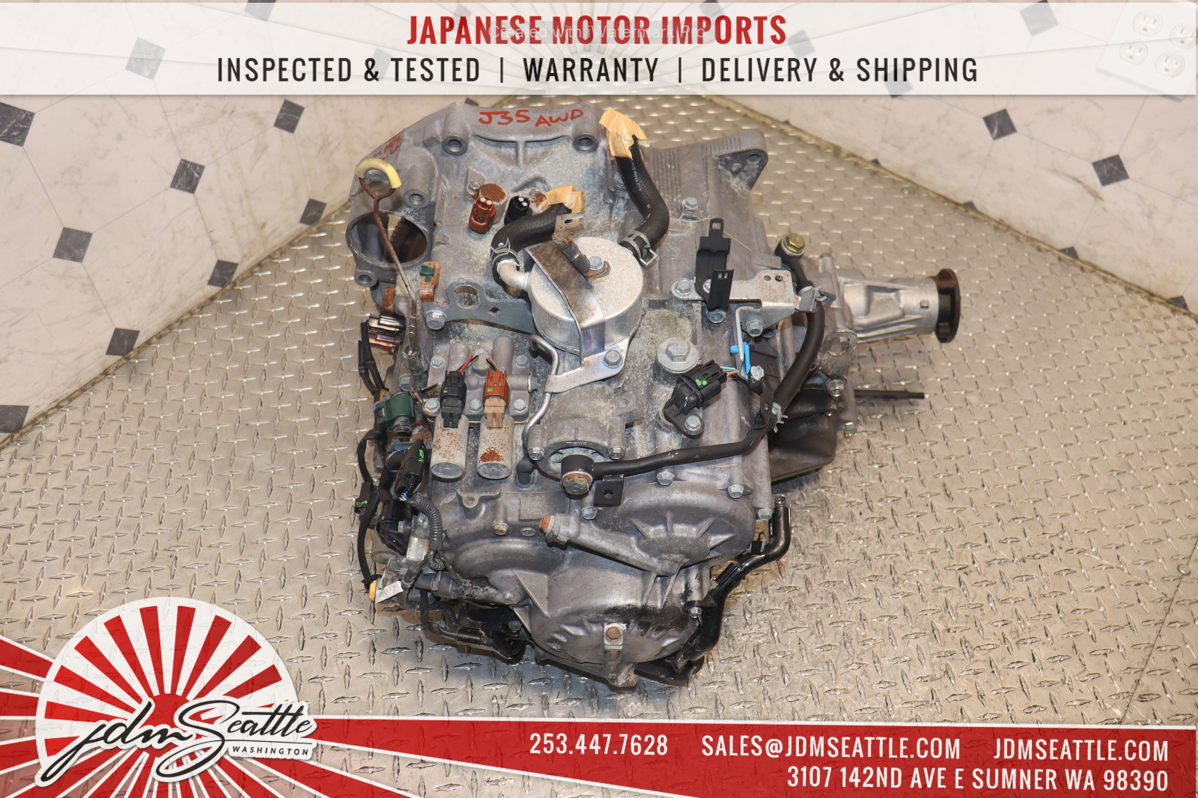 JDM J35A Automatic AWD Transmission for 2001-2002 Acura MDX & 2003-2005 Honda Pilot - Perfect for Off-Roading & Performance Upgrades