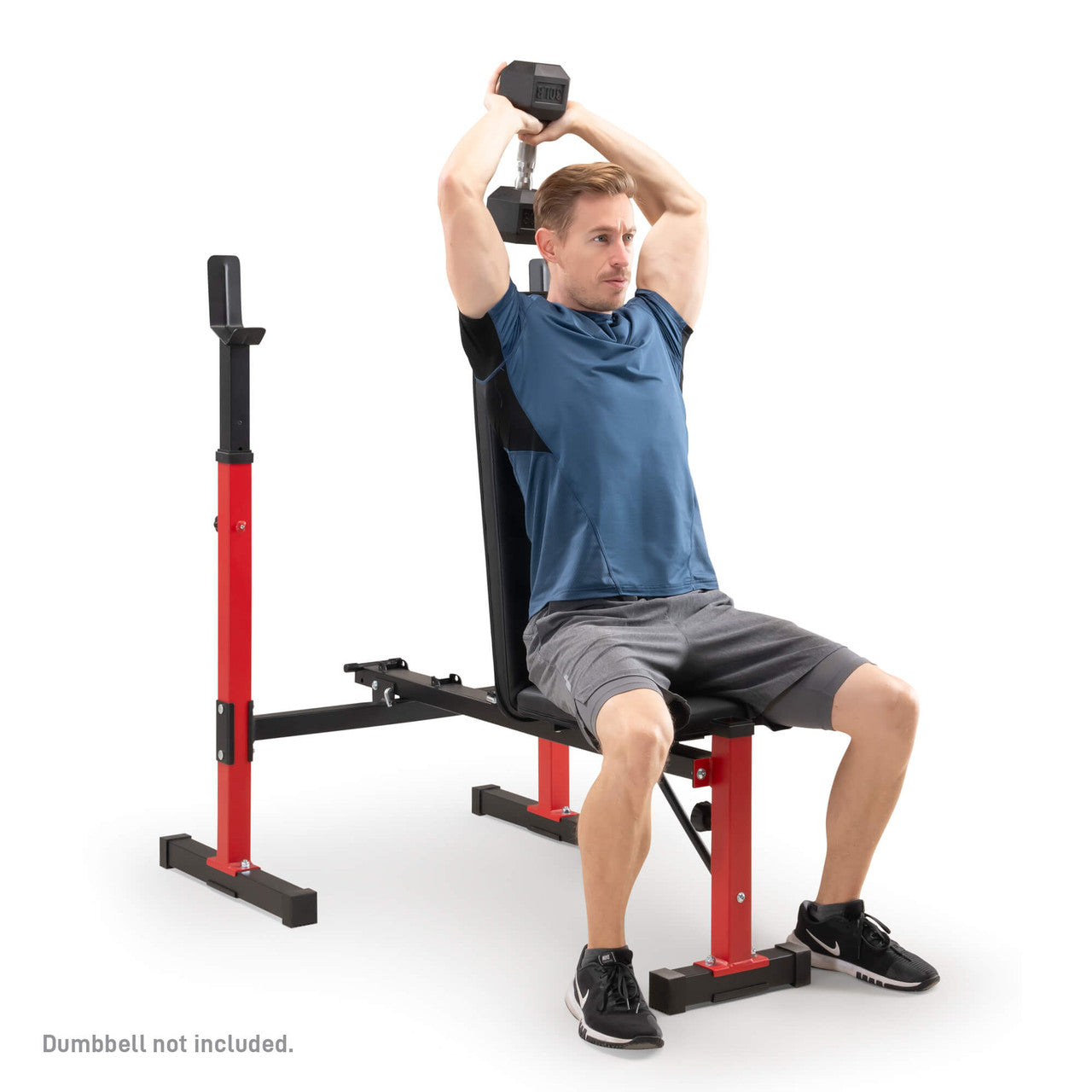 Marcy MWB 5511 Standard Weight Bench for Home Gym - Adjustable Workout Bench for Strength Training & Bodybuilding | Perfect for Home Fitness, Garage Gym & Personal Training