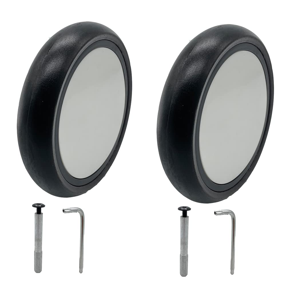 Babyzen YOYO Stroller Replacement Wheels - Front & Rear Rubber Tires (2-Pack) | Durable Stroller Accessories for Smooth Rides | Perfect for City Walks, Travel & Everyday Use