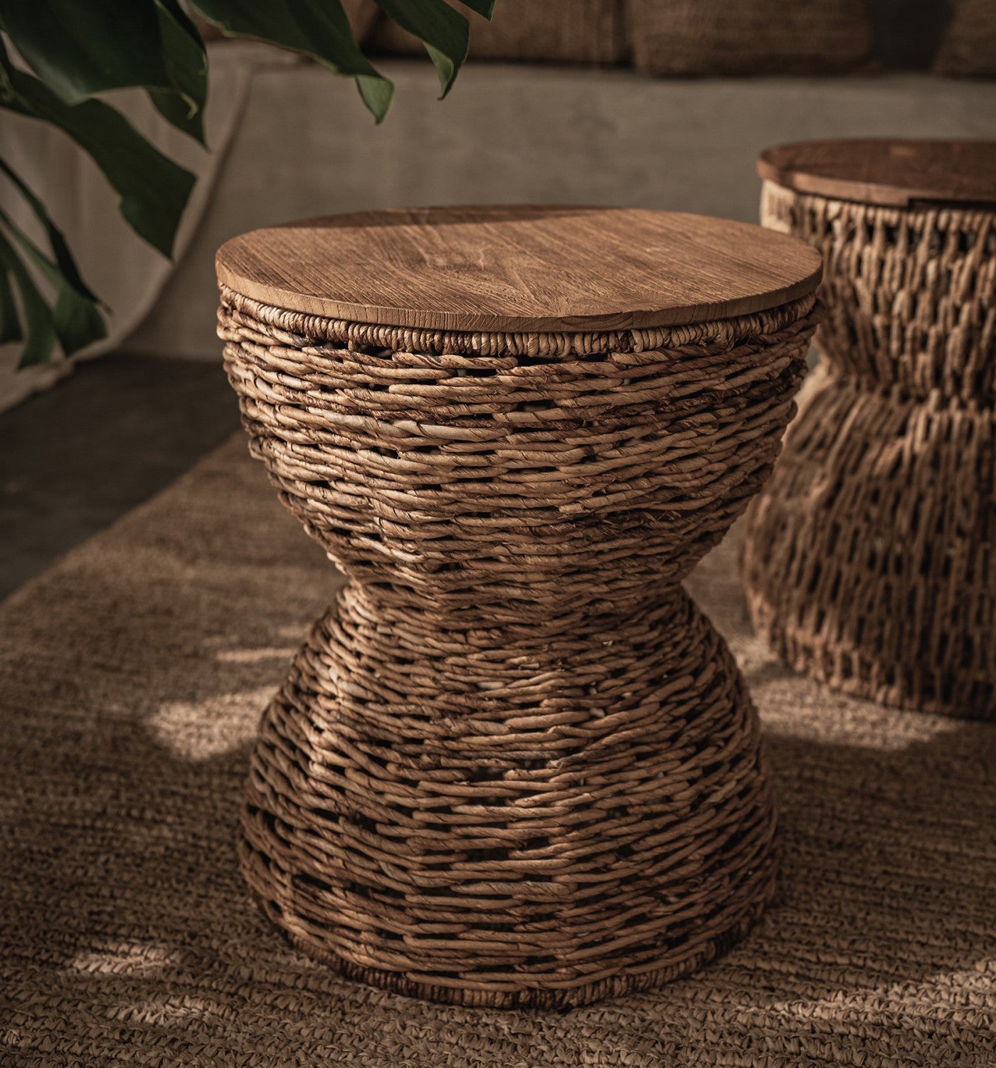 Bayan Rebana Side Table - Modern Wooden End Table for Living Room, Bedroom & Office - Stylish & Functional Home Decor