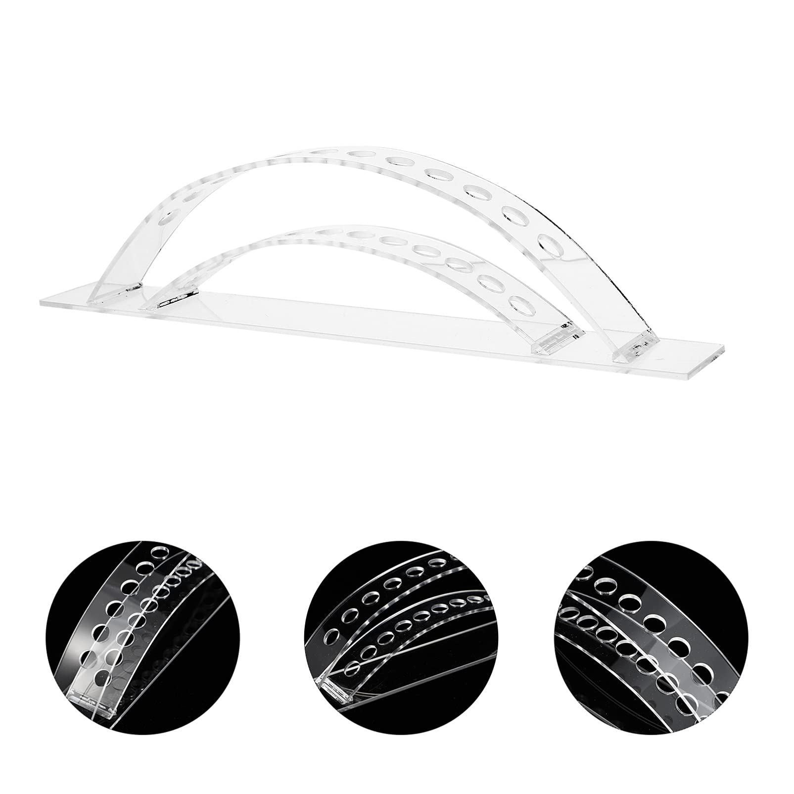 DOITOOL Clear Acrylic Cake Display Stand - 3-Tier Lollipop & Cake Pop Holder for Birthday, Wedding, Party Dessert Table Decor - Perfect for Bakeries, Candy Shops, and Event Centerpieces