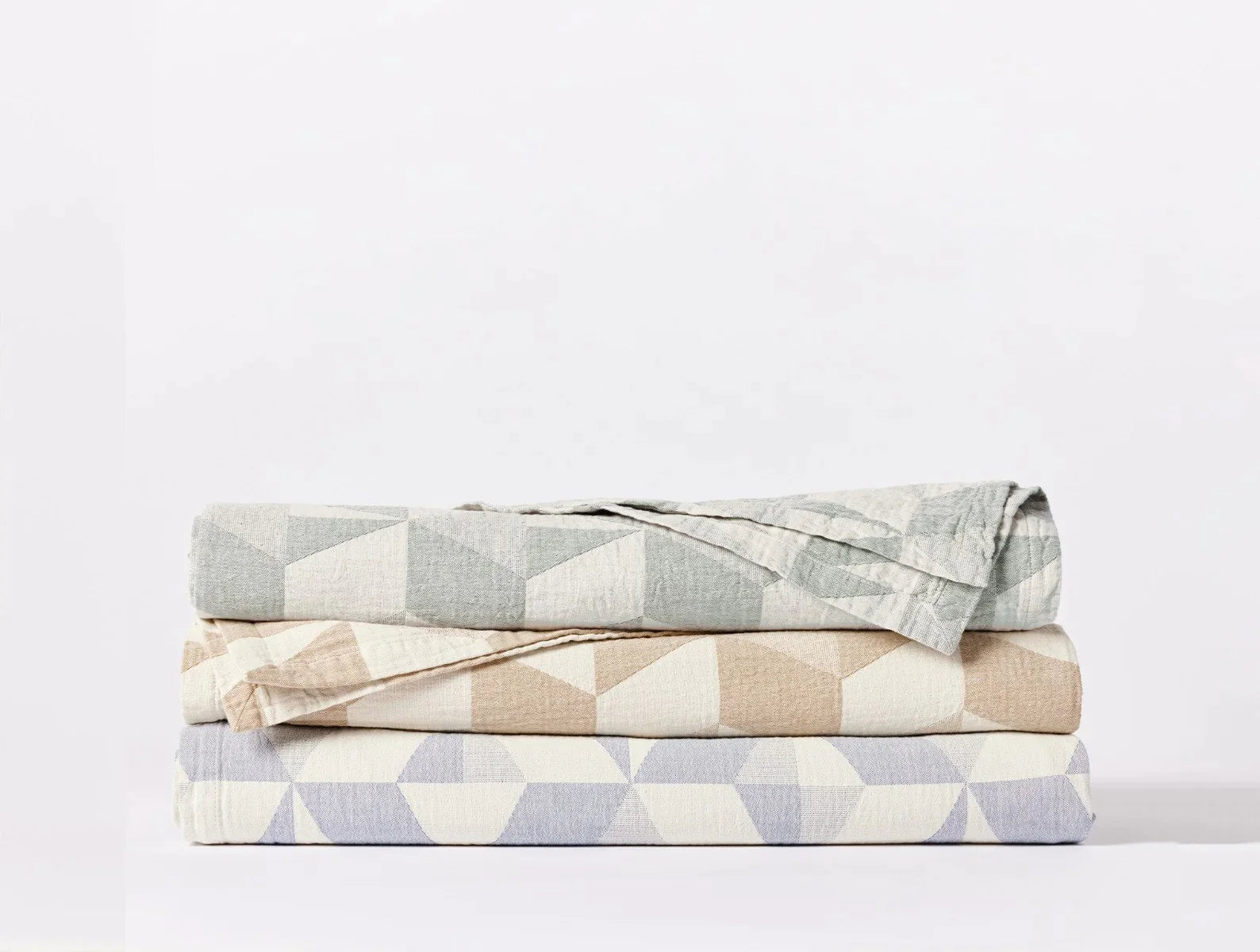 Organic Cotton Pismo Blanket - Soft, Breathable & Hypoallergenic - Perfect for Cozy Nights, Travel & Baby Swaddling