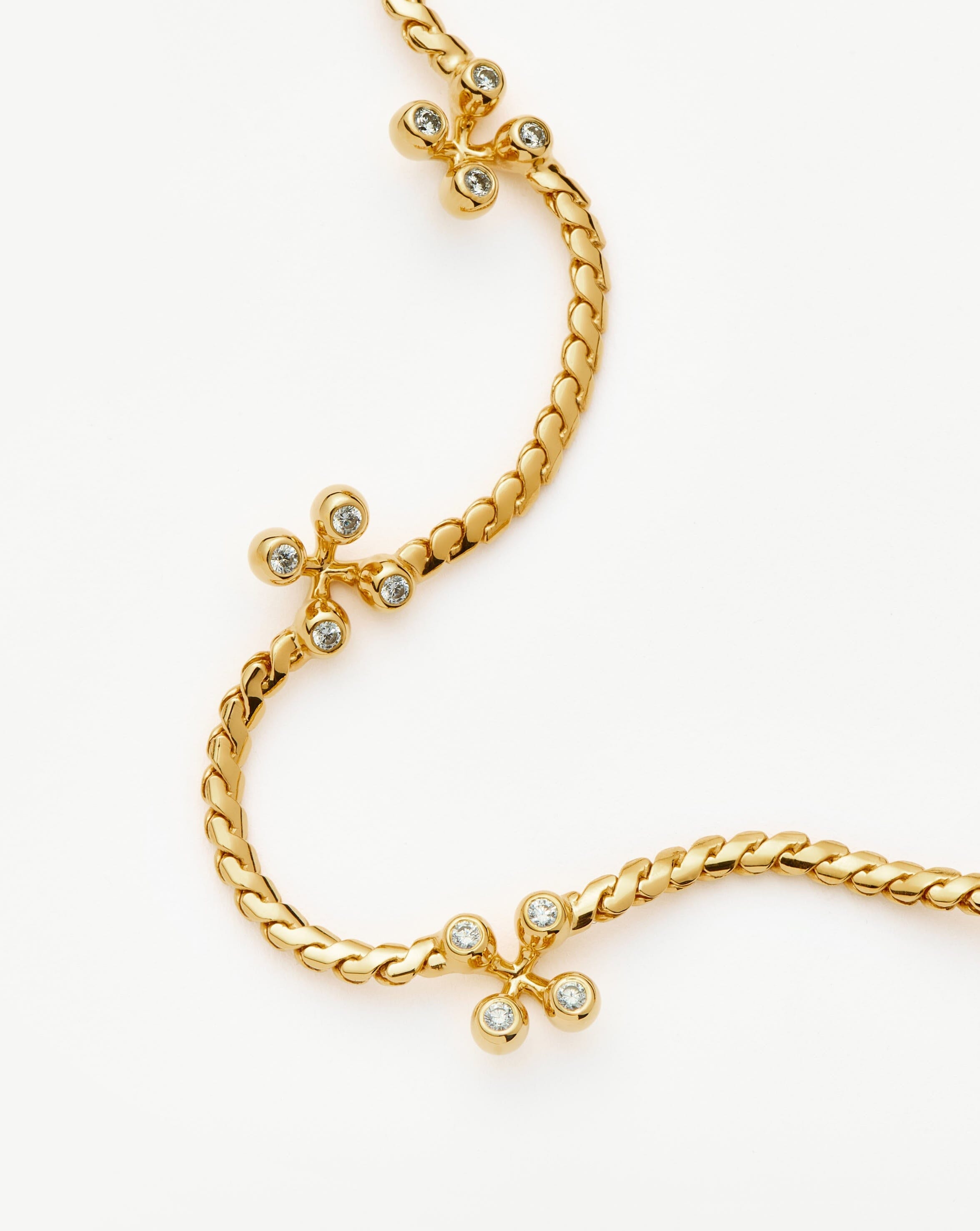 Atom Charm Necklace - 18k Gold Plated Cubic Zirconia Pendant for Women | Elegant Everyday Jewelry & Gift for Birthday, Anniversary & Special Occasions