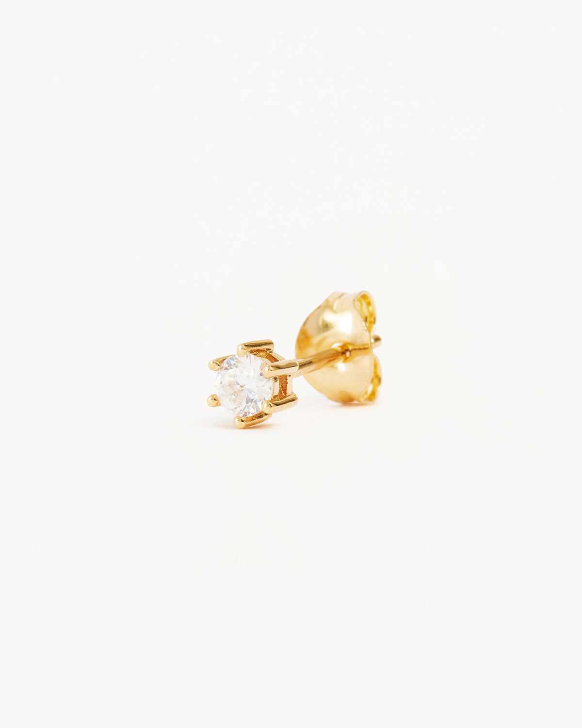 14K Solid Gold Crystal Stud Earrings for Women - Dainty & Elegant Jewelry Gift for Everyday Wear, Parties & Special Occasions