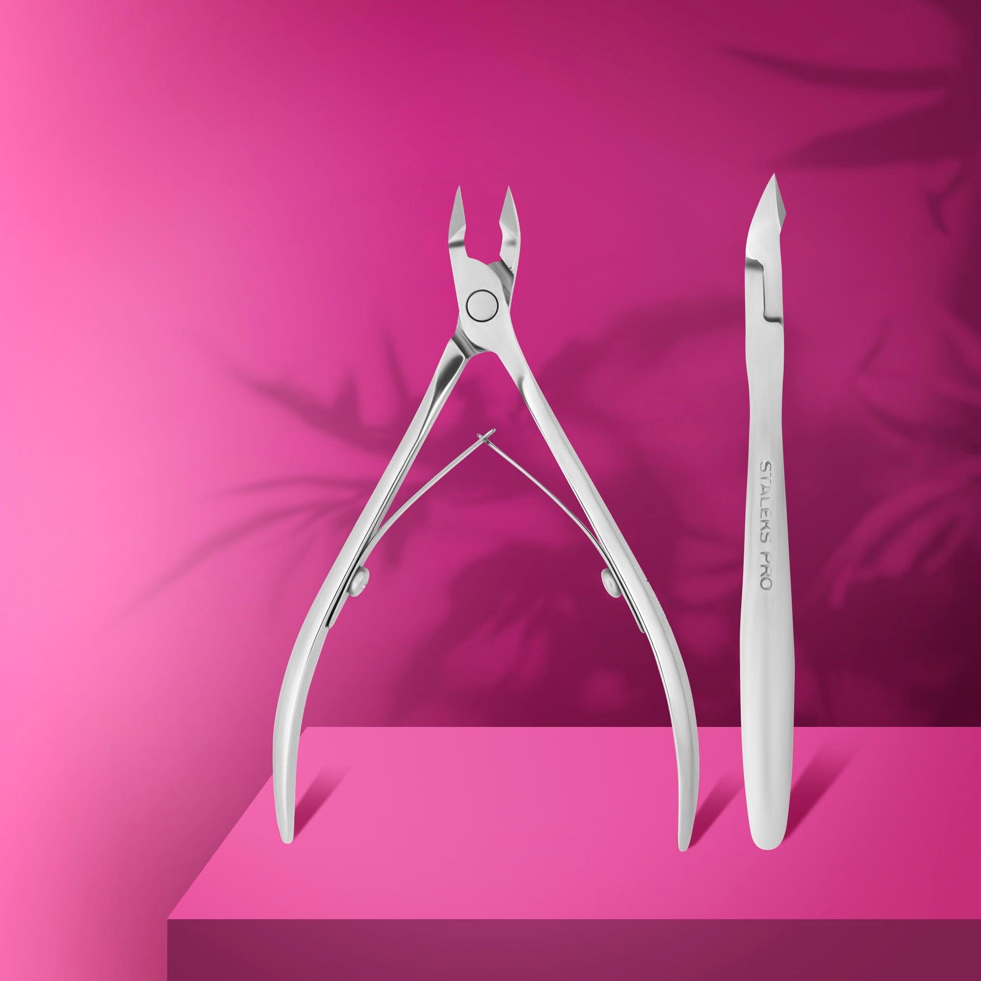 Staleks Professional Cuticle Nippers EXPERT 90 (7mm) - Precision Nail Care Tool for Manicures & Pedicures - Perfect for Salon Professionals & Home Use