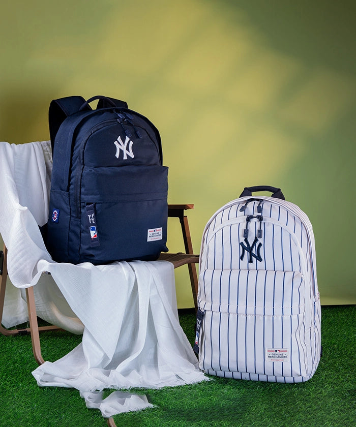MLB New York Yankees Official Laptop Backpack 15.6 Inch - Stylish College School Bag for Men & Women - Perfect for Work, Travel & Sports Fans