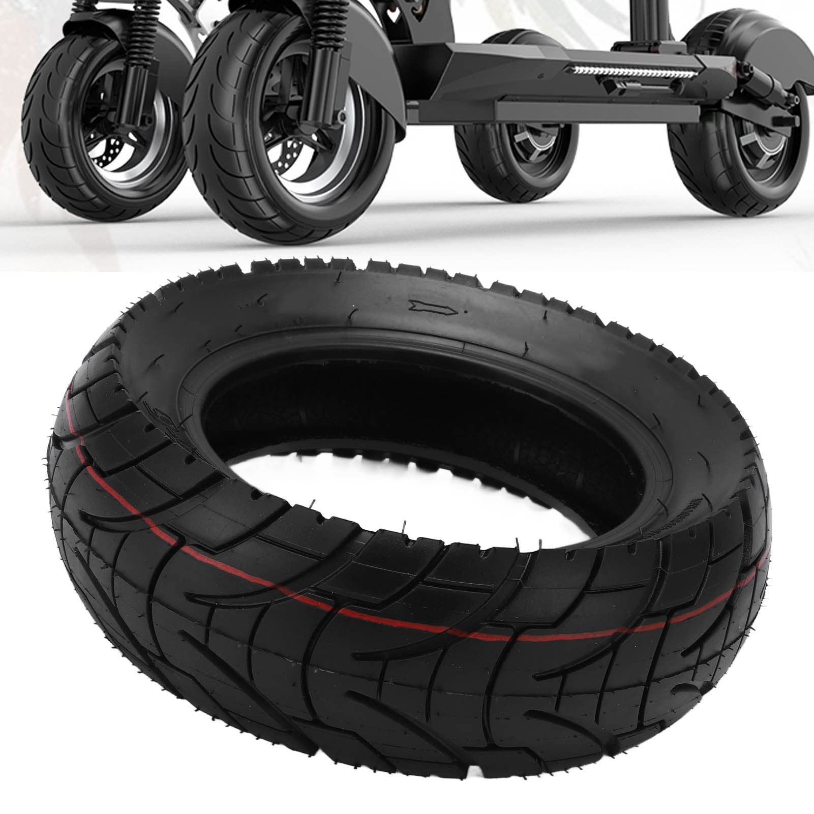 SUNGOOYUE 80/65-6 Rubber Electric Scooter Tire - Solid Front & Rear Replacement Wheels for Electric Scooters - Perfect for Commuting, Urban Travel & Last-Mile Transportation