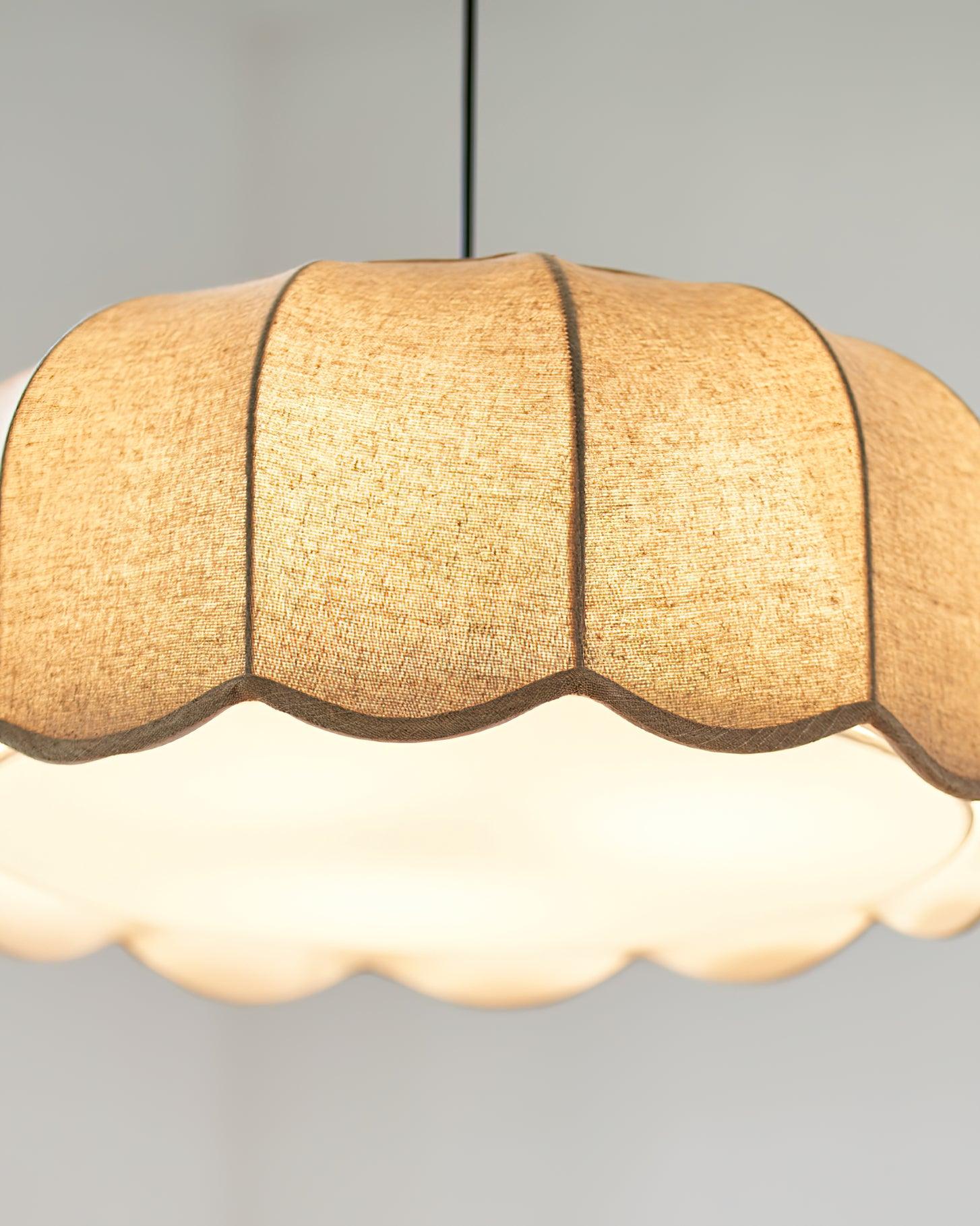 Handmade Banana Leaf Pendant Light - Natural Rattan Hanging Lamp for Boho Home Decor, Living Room, Bedroom & Patio Lighting