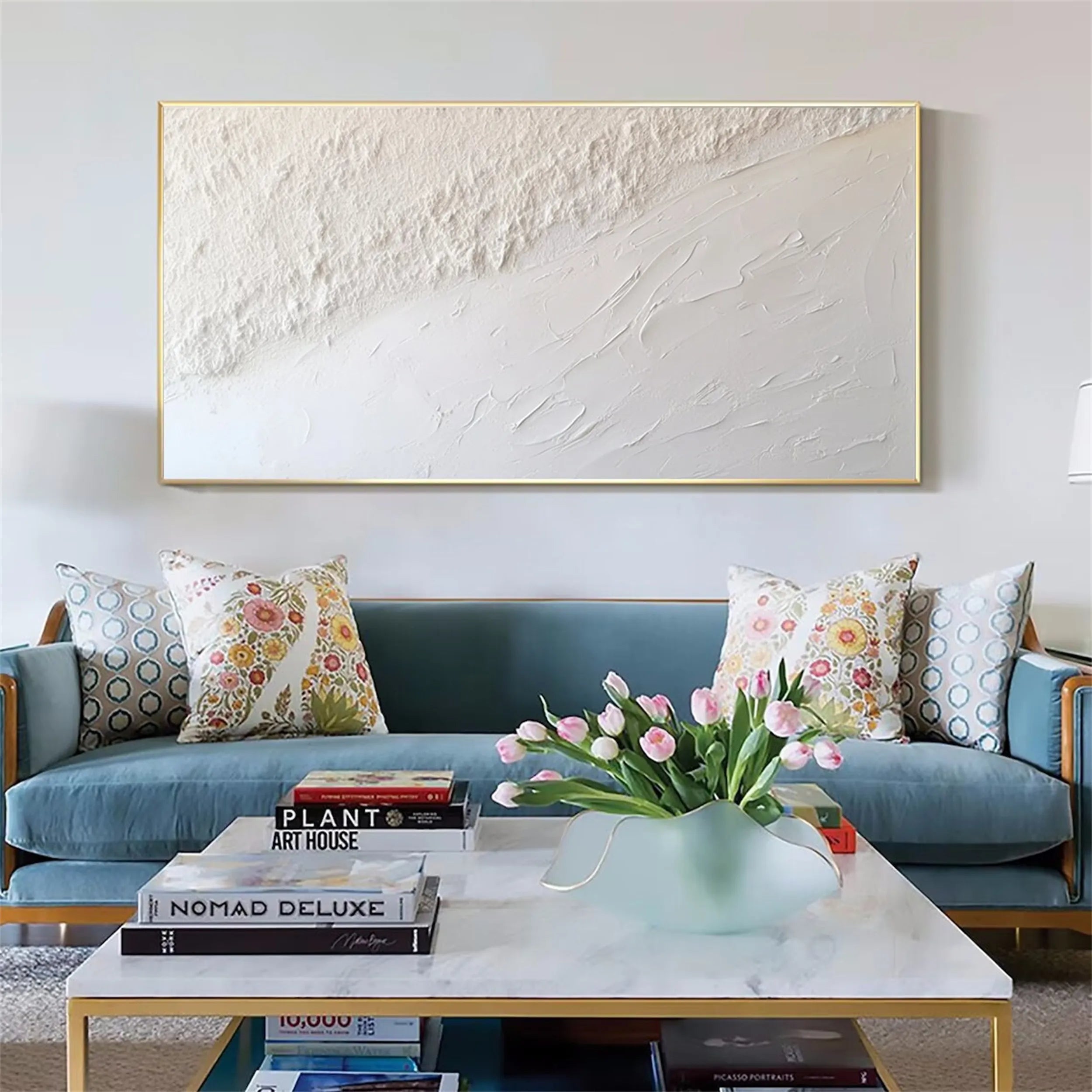 Minimalist Textured Plaster Art Painting #MM166 - Perfect for Modern Home & Office Wall Decor