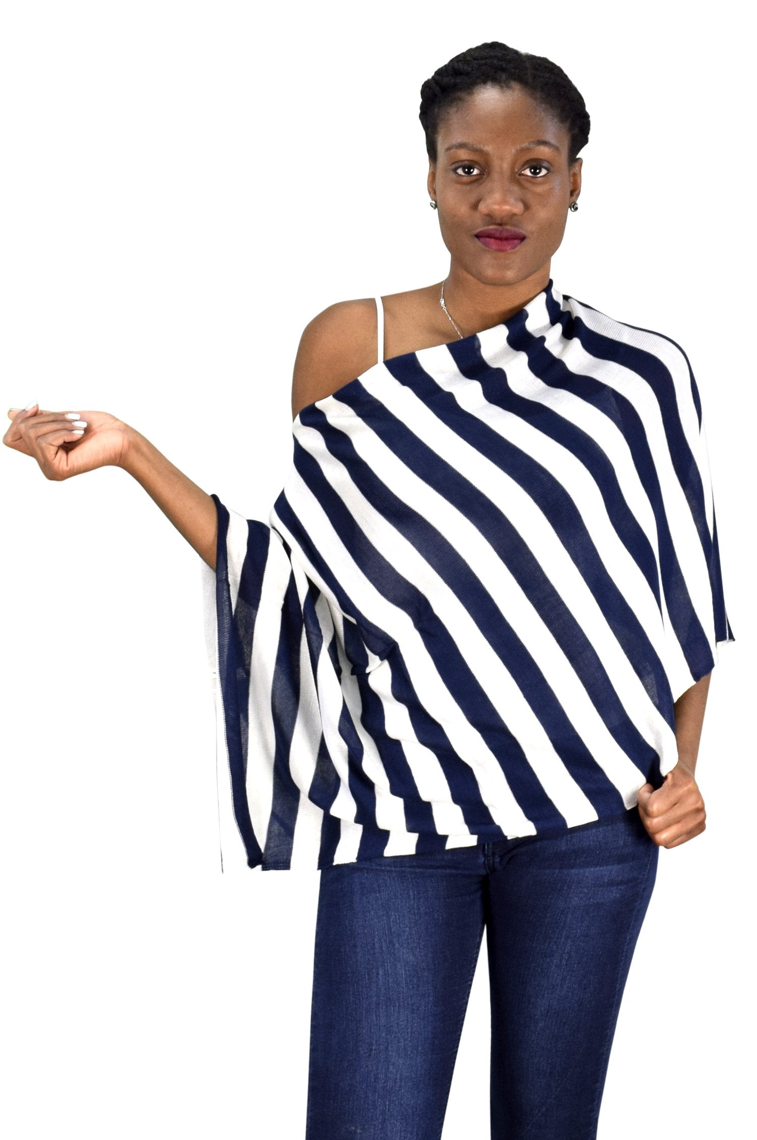 Women's Lightweight Summer Poncho Cardigan - Soft Beach Cover Up for Women, Breezy Loose Knit Shawl Wrap for Vacation, Poolside, Yoga & Outdoor Activities