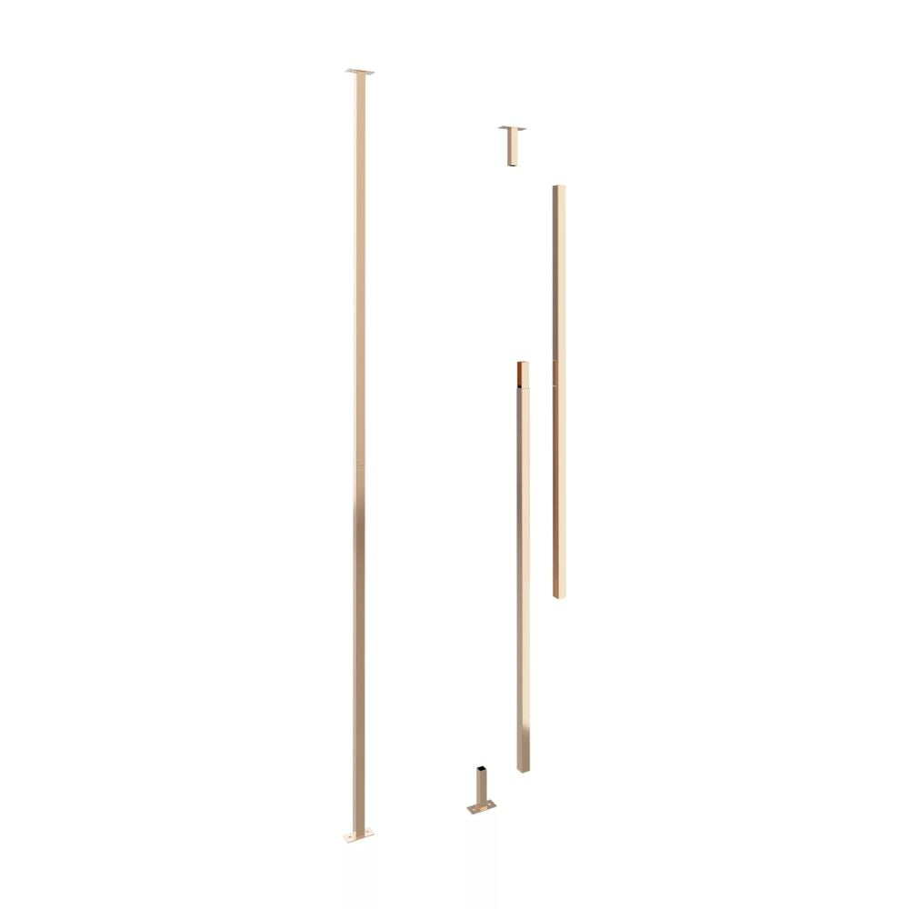 Vino Series Adjustable Floor to Ceiling Mounting Post - Universal TV Stand for Living Room, Bedroom & Office - Sturdy Pole Mount with Easy Installation