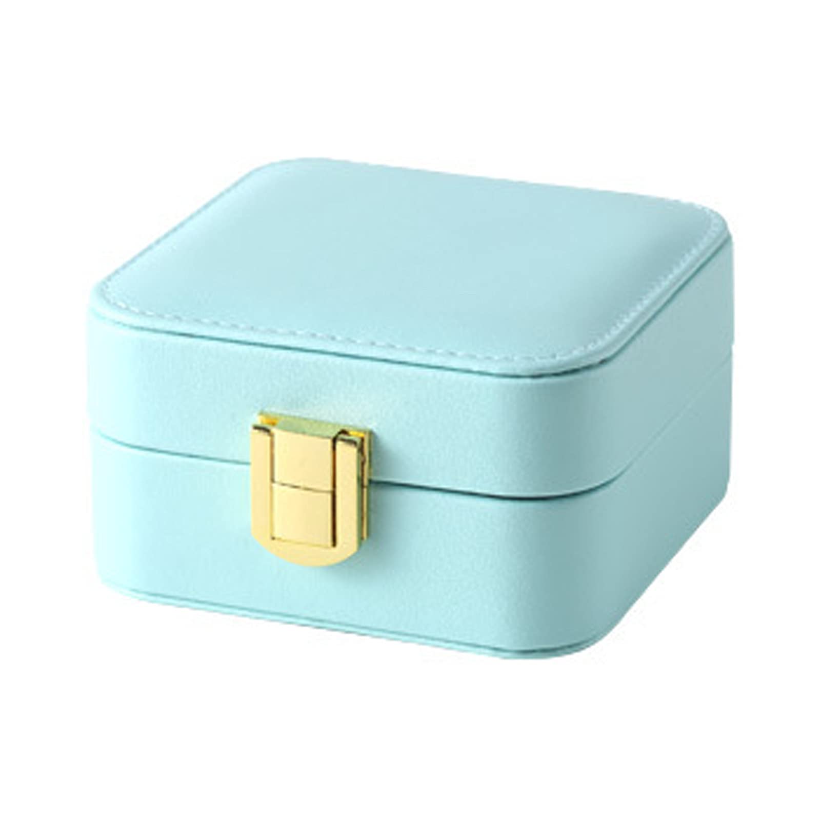 Portable Jewelry Organizer Box - Space Saving Faux Leather Travel Jewelry Case for Necklaces, Rings & Earrings | Perfect for Home Storage & Travel Accessories
